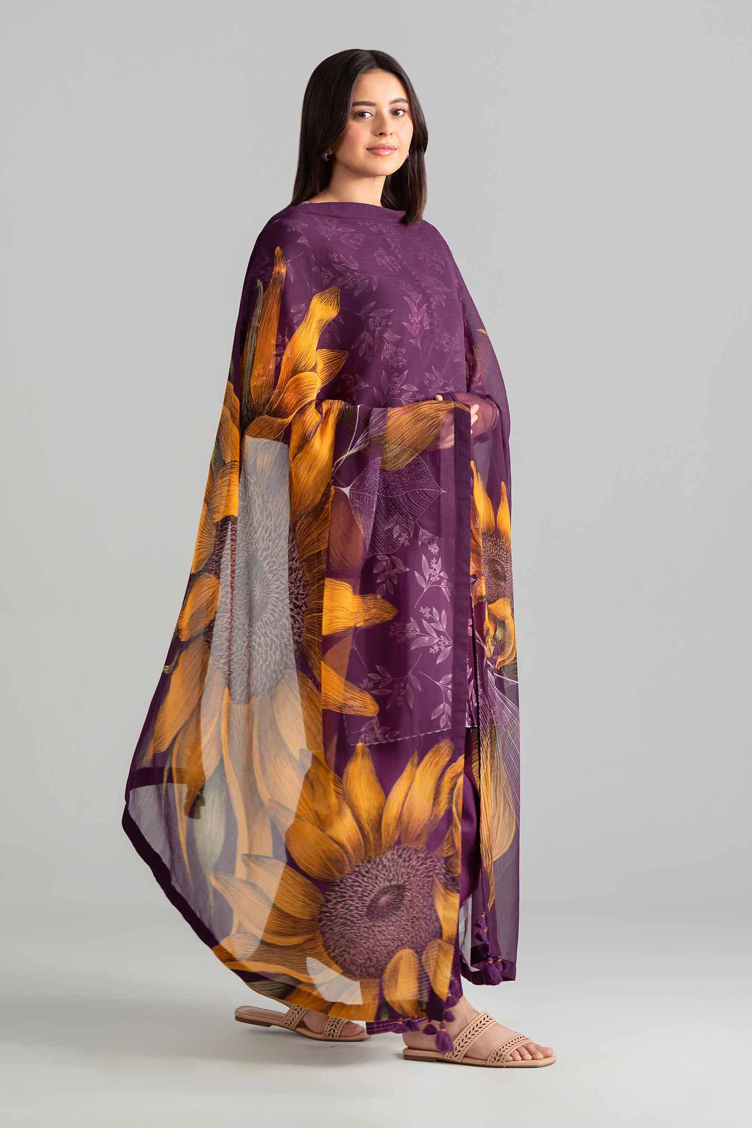 2 Piece - Digital Printed Suit - 42601596 for Women - Unstitched Collection | Nishat | Shop Online