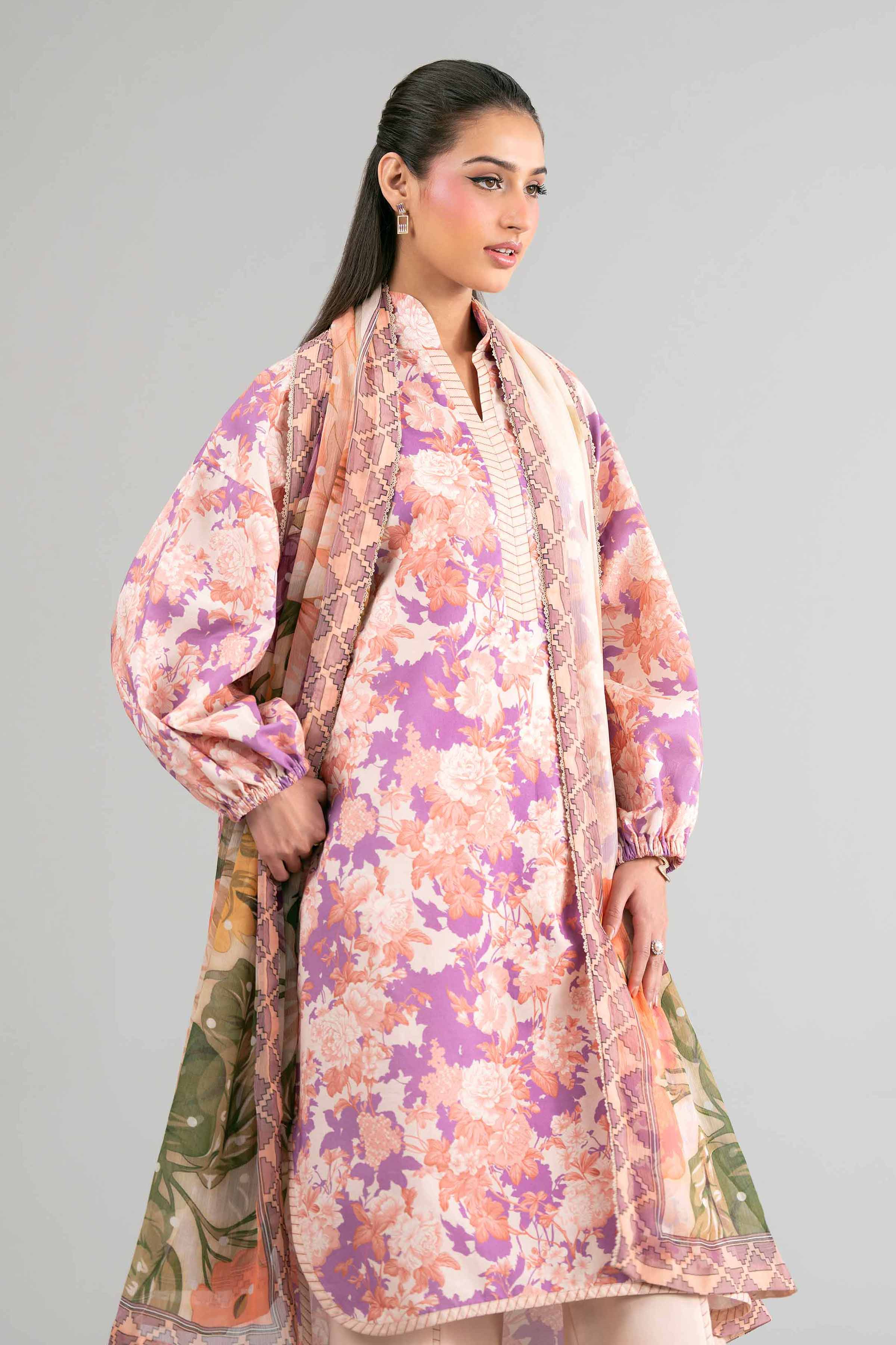 2 Piece - Digital Printed Suit - 42601597 for Women - Unstitched Collection | Nishat | Shop Online