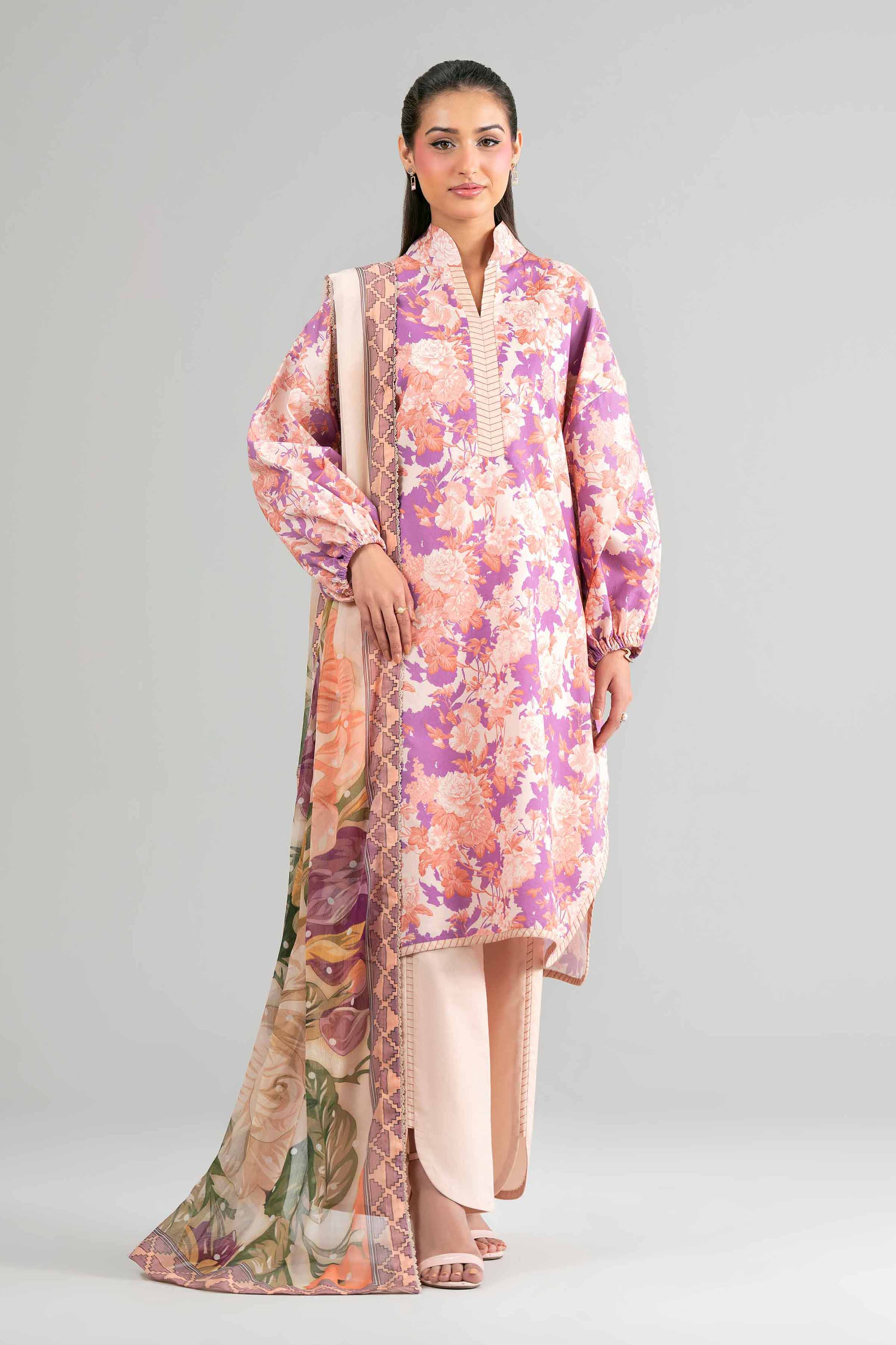 2 Piece - Digital Printed Suit - 42601597 for Women - Unstitched Collection | Nishat | Shop Online