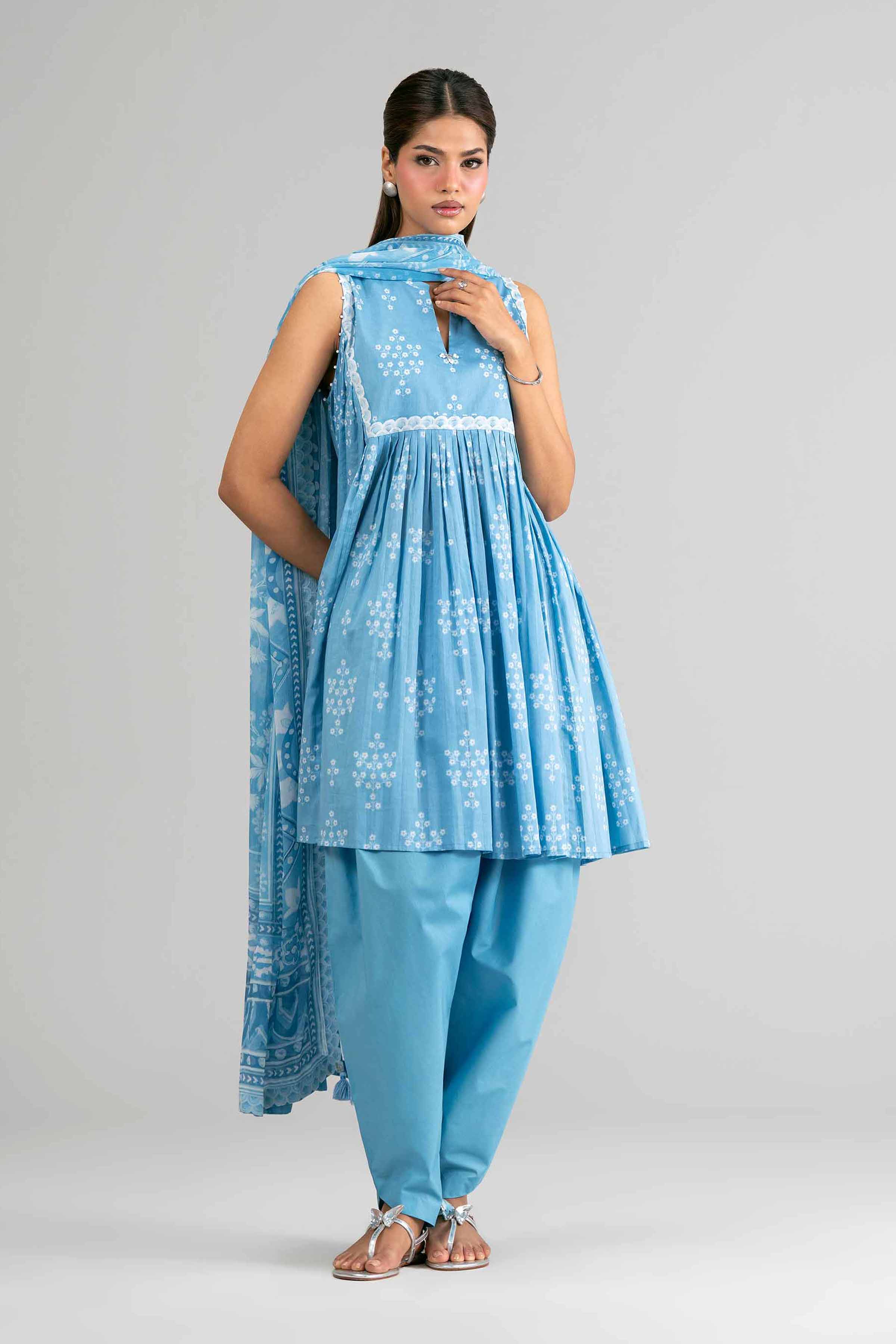 2 Piece - Digital Printed Suit - 42601598 for Women - Unstitched Collection | Nishat | Shop Online