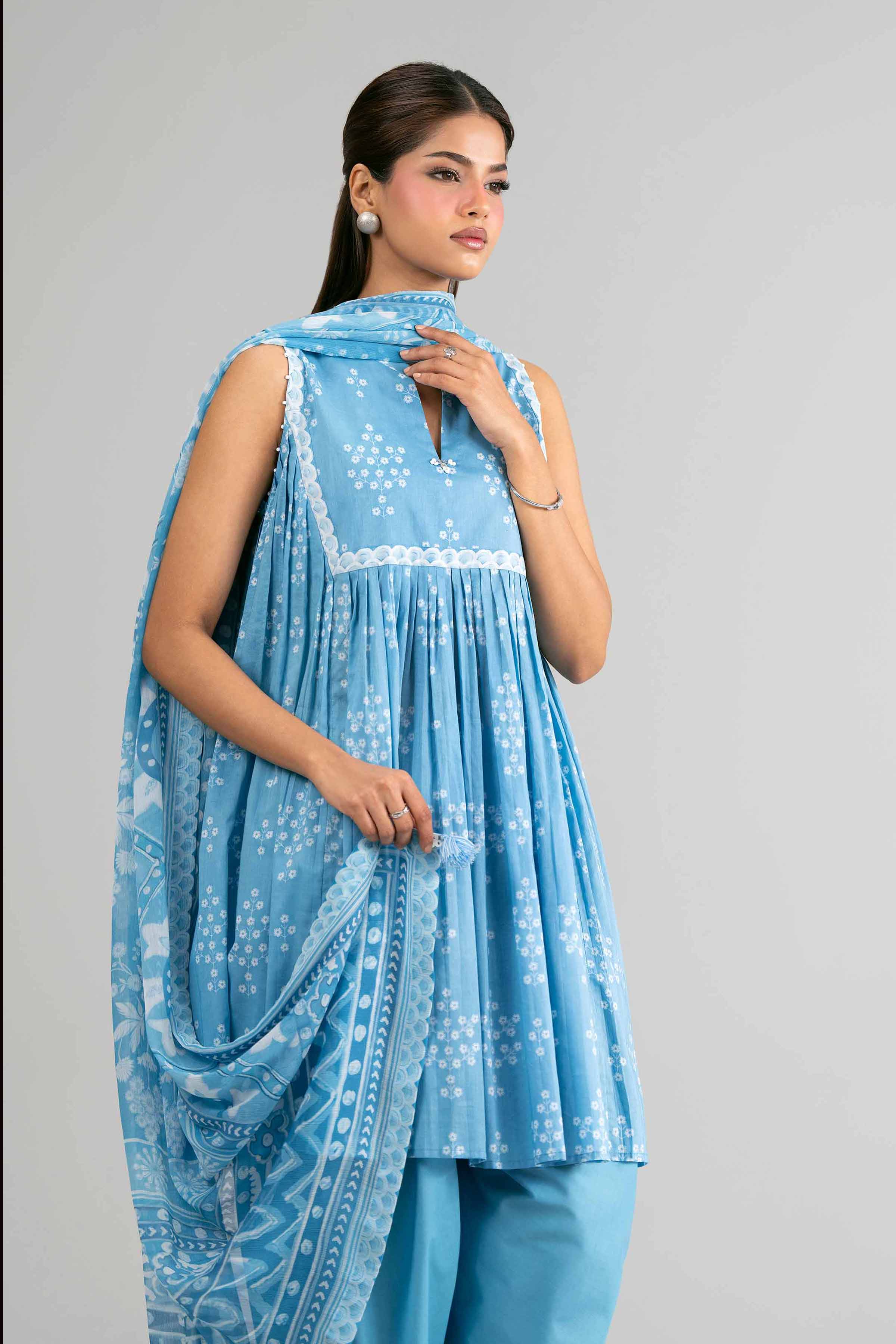 2 Piece - Digital Printed Suit - 42601598 for Women - Unstitched Collection | Nishat | Shop Online