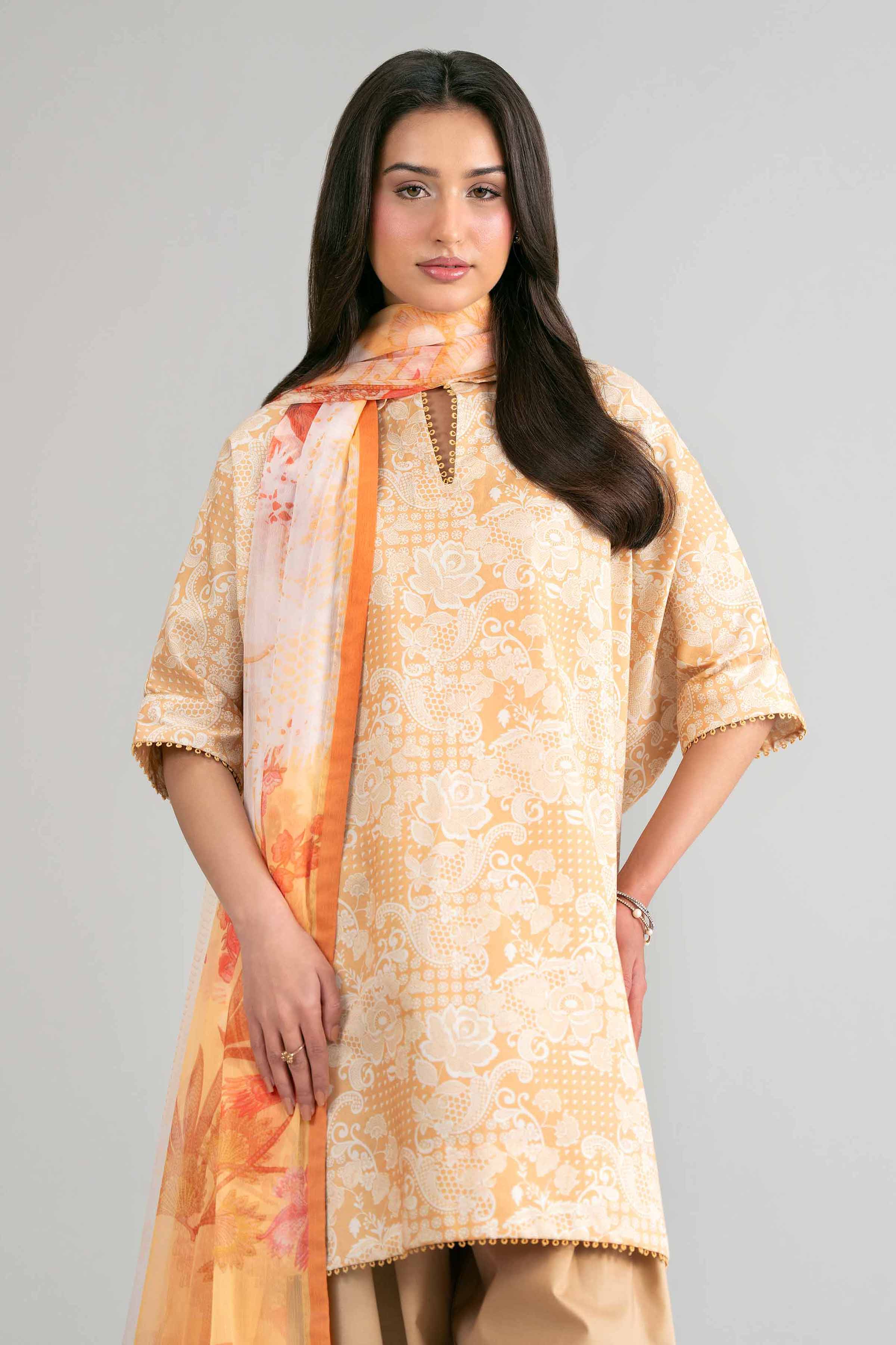 2 Piece - Digital Printed Suit - 42601599 for Women - Unstitched Collection | Nishat | Shop Online