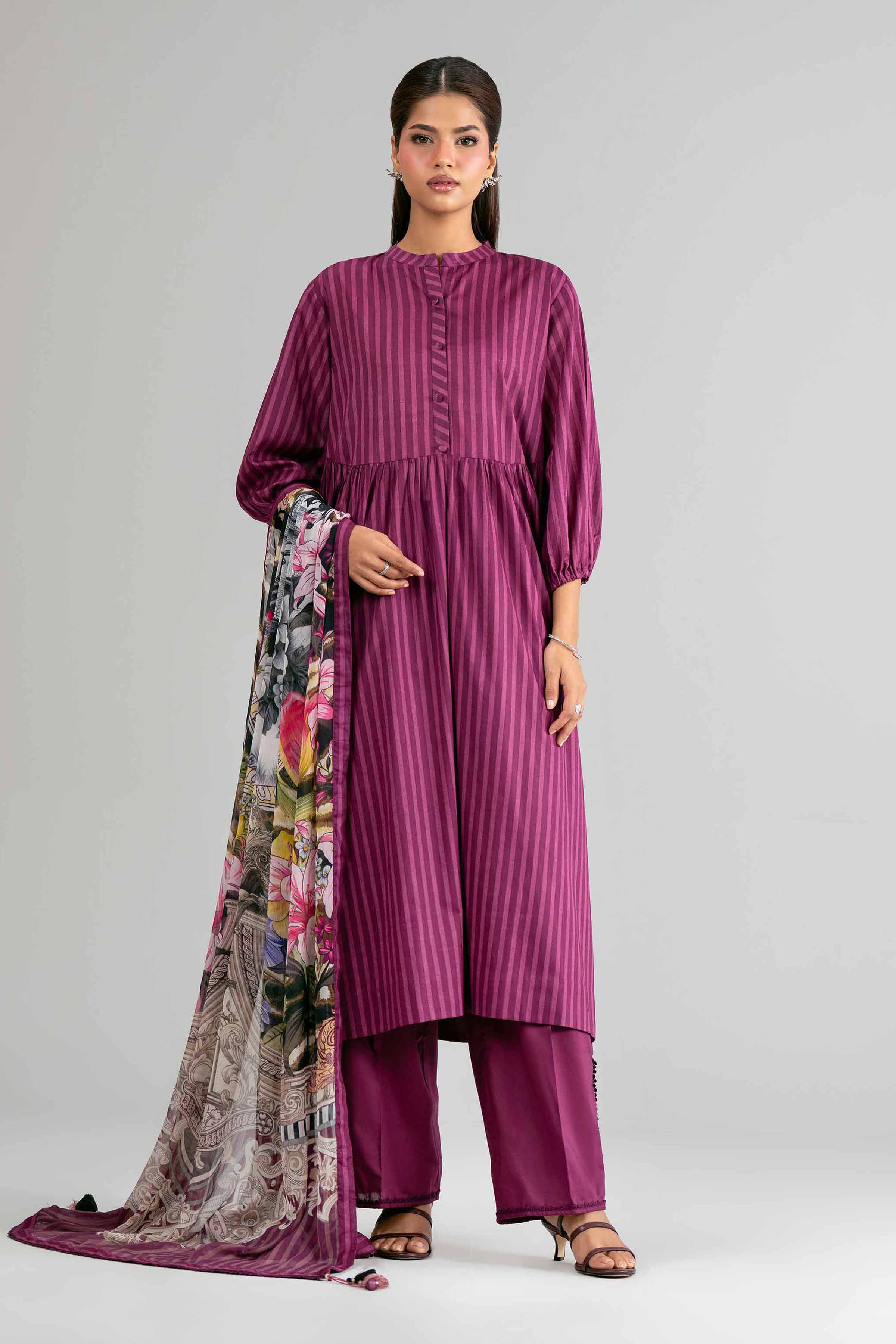 2 Piece - Digital Printed Suit - 42601600 for Women - Unstitched Collection | Nishat | Shop Online