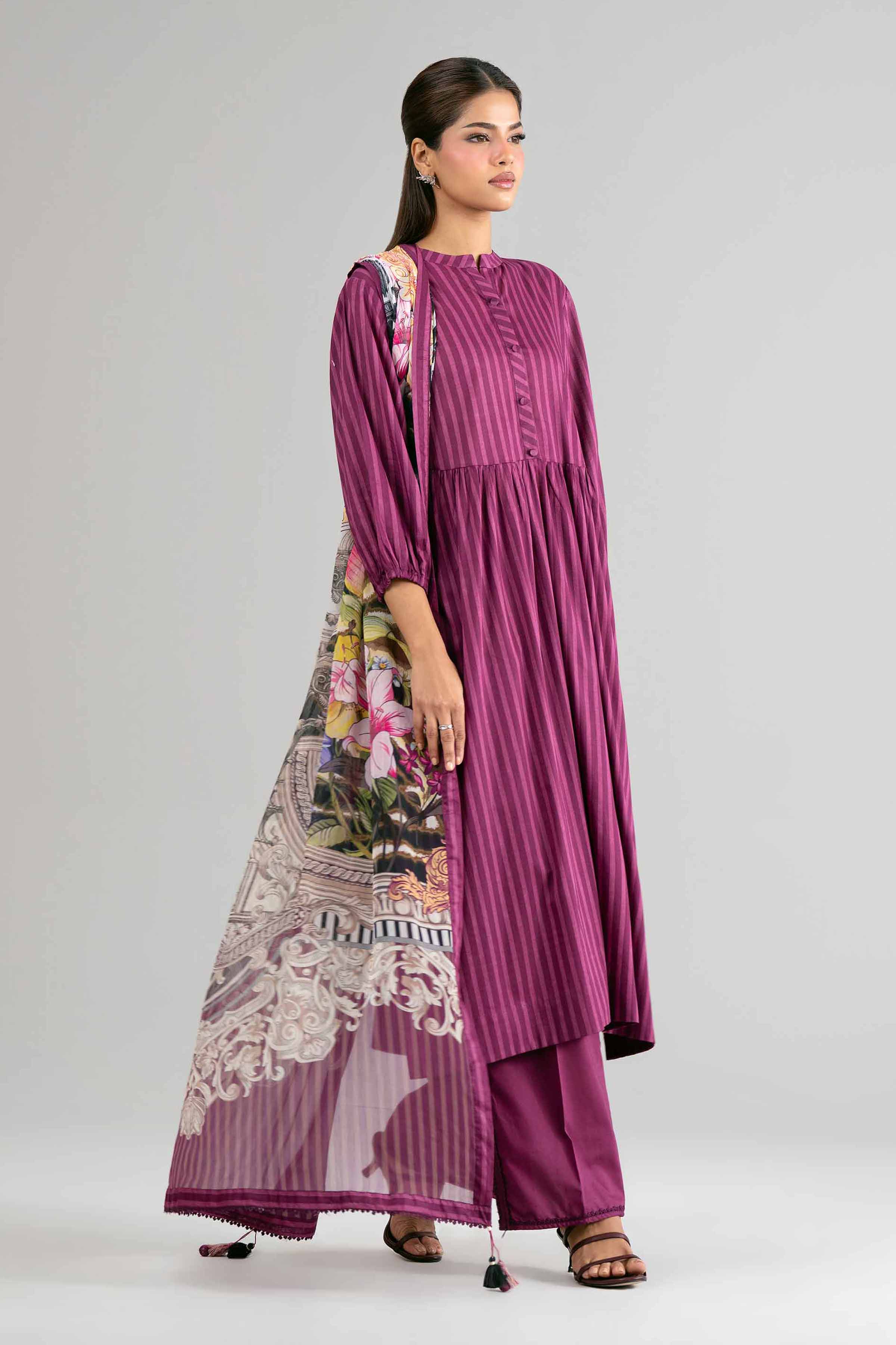 2 Piece - Digital Printed Suit - 42601600 for Women - Unstitched Collection | Nishat | Shop Online