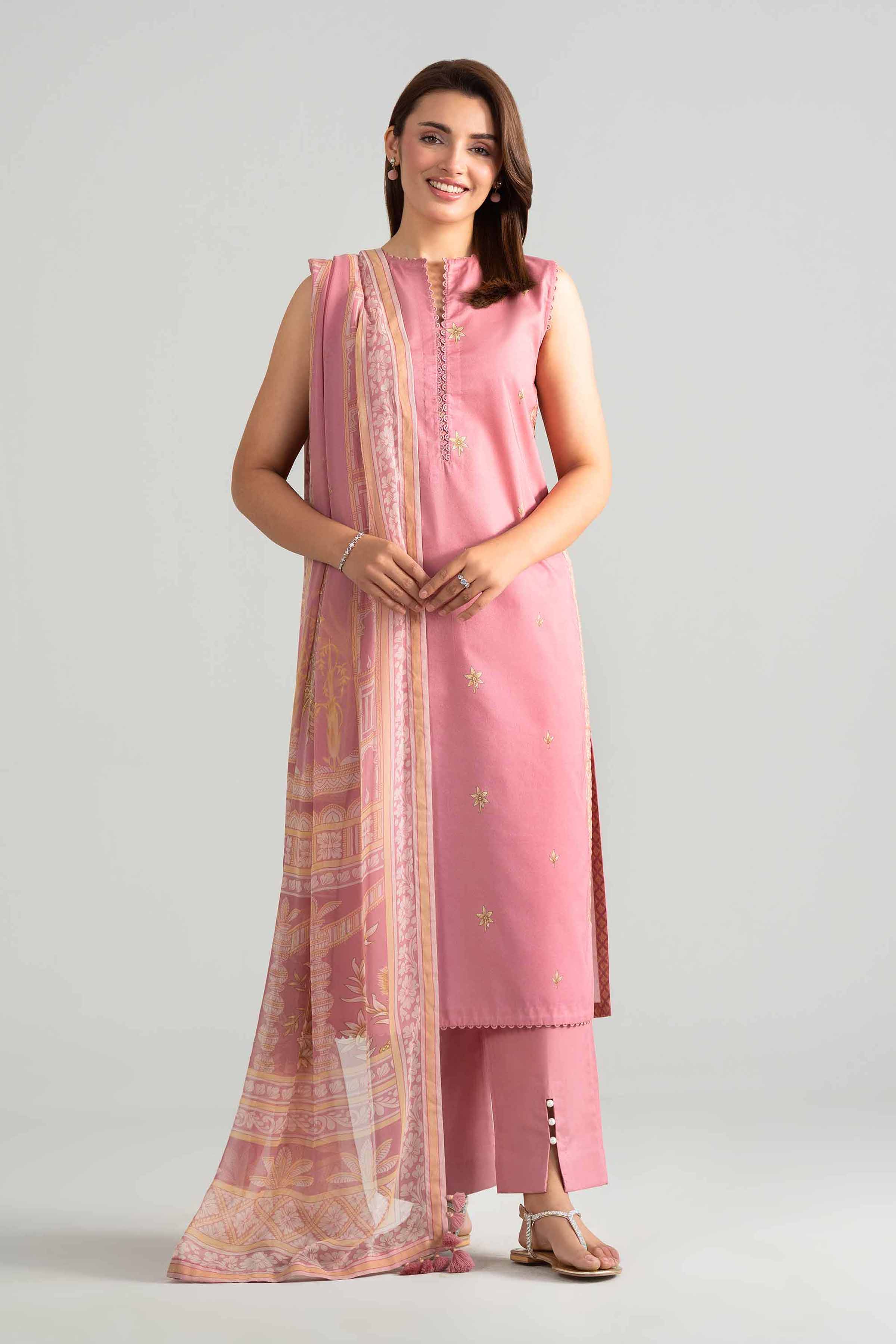 2 Piece - Digital Printed Suit - 42601602 for Women - Unstitched Collection | Nishat | Shop Online