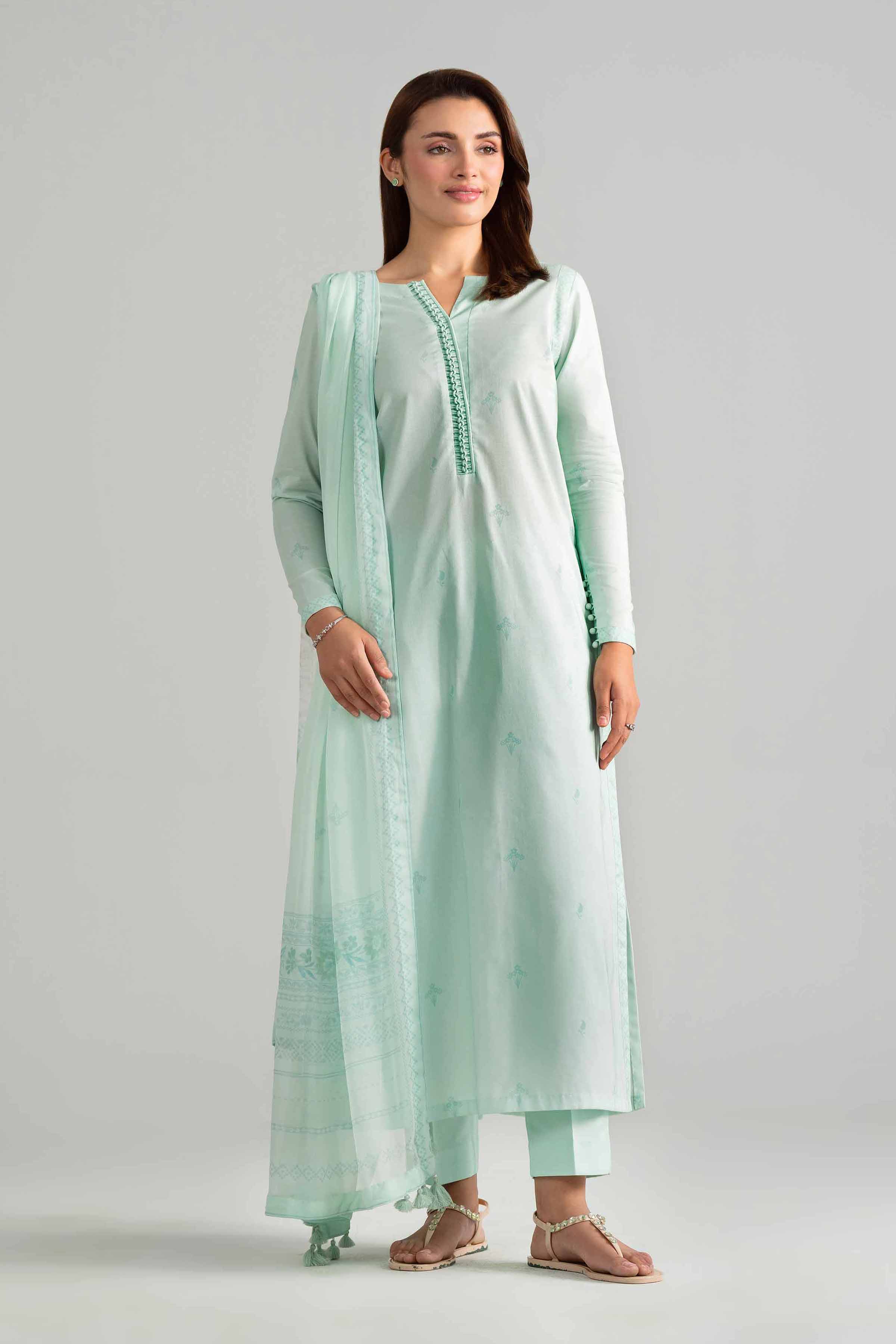 2 Piece - Digital Printed Suit - 42601603 for Women - Unstitched Collection | Nishat | Shop Online