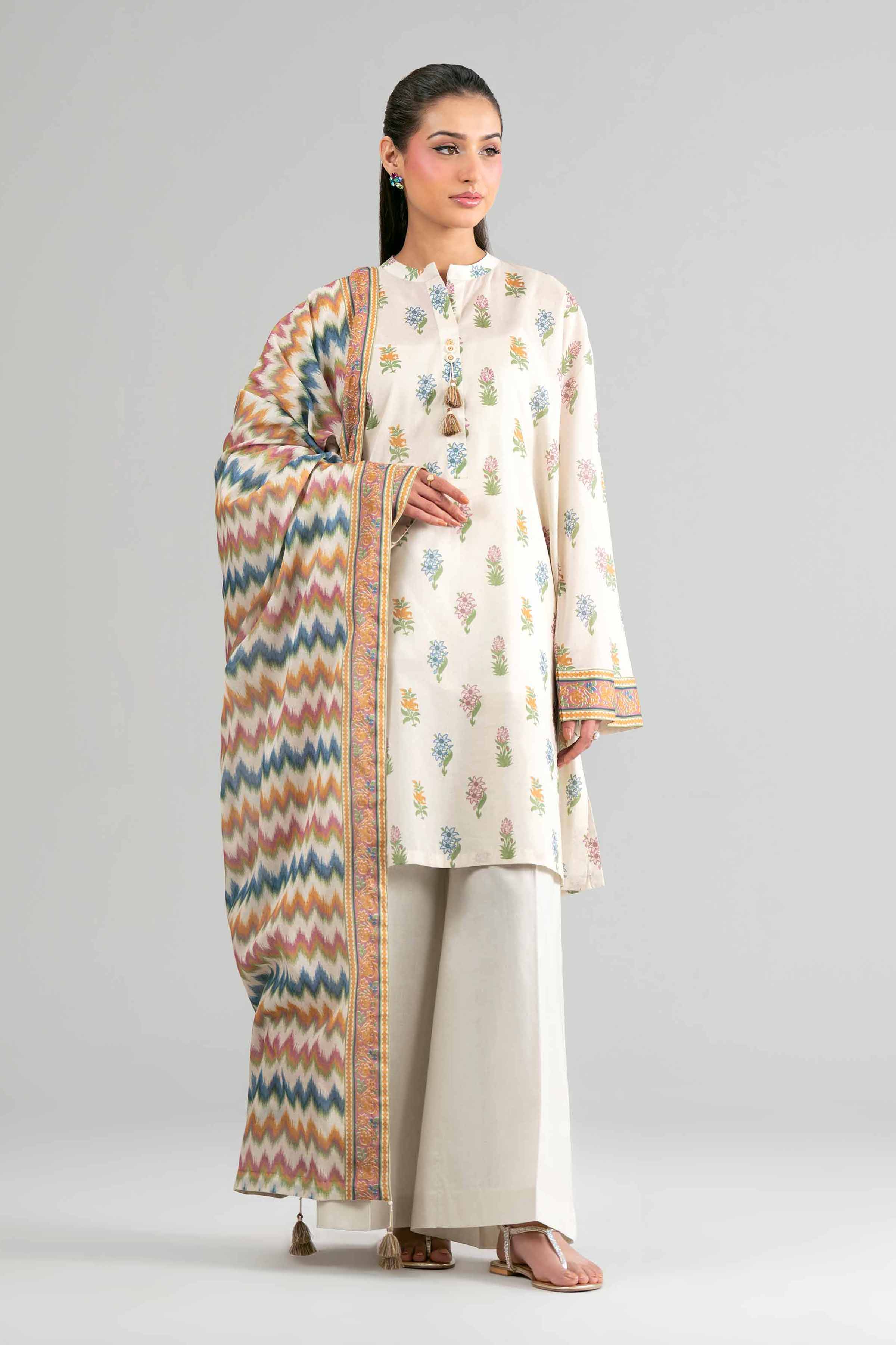 2 Piece - Printed Suit - 42601606 for Women - Unstitched Collection | Nishat | Shop Online
