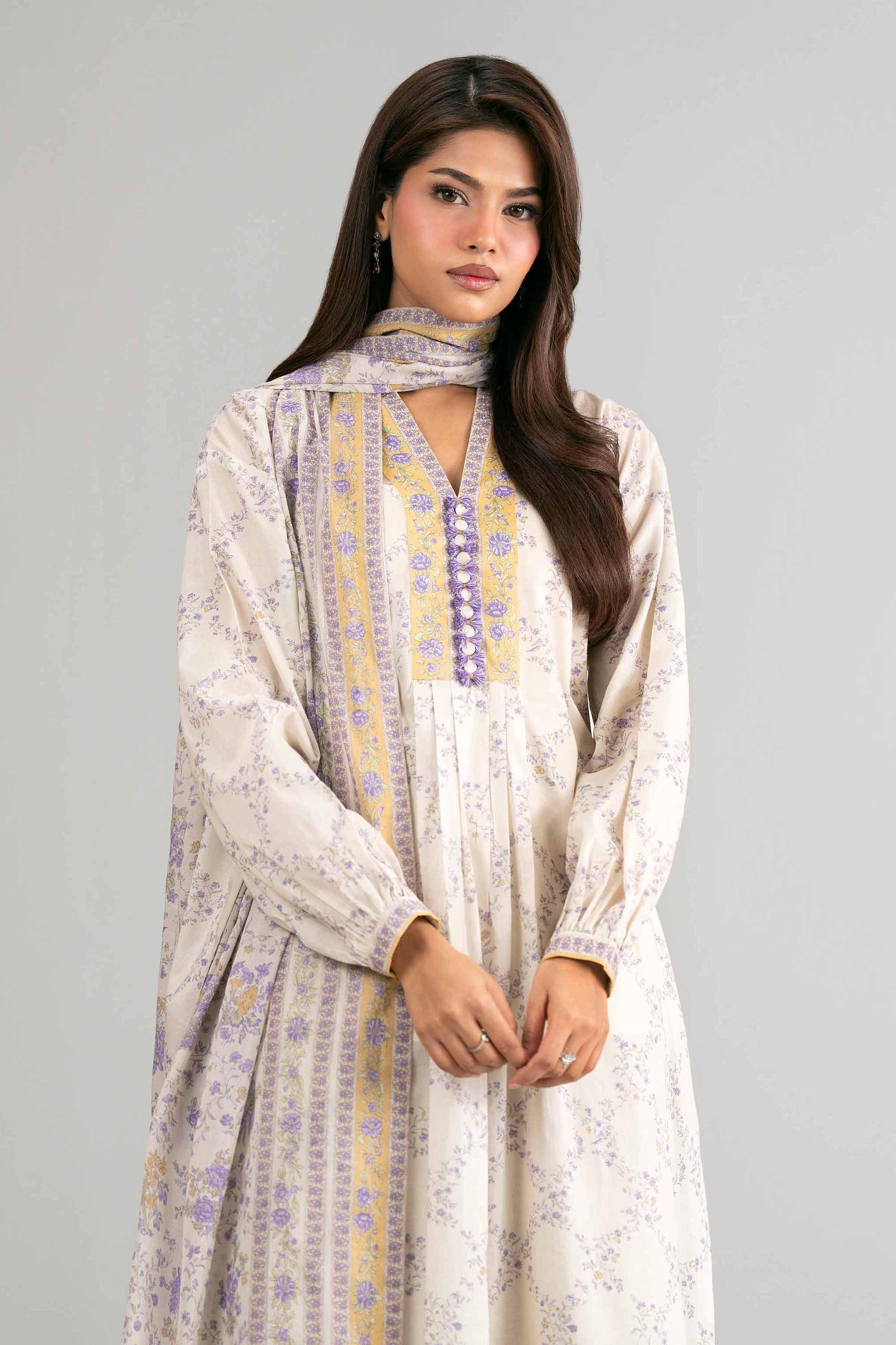 2 Piece - Printed Suit - 42601611 for Women - Unstitched Collection | Nishat | Shop Online