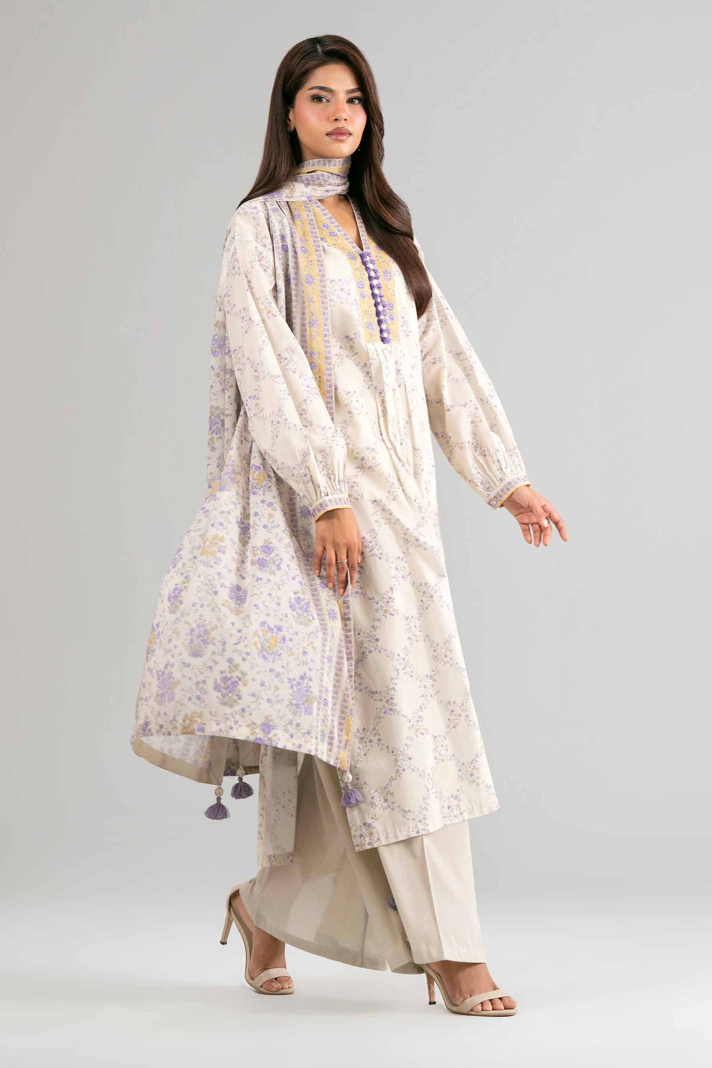 2 Piece - Printed Suit - 42601611 for Women - Unstitched Collection | Nishat | Shop Online