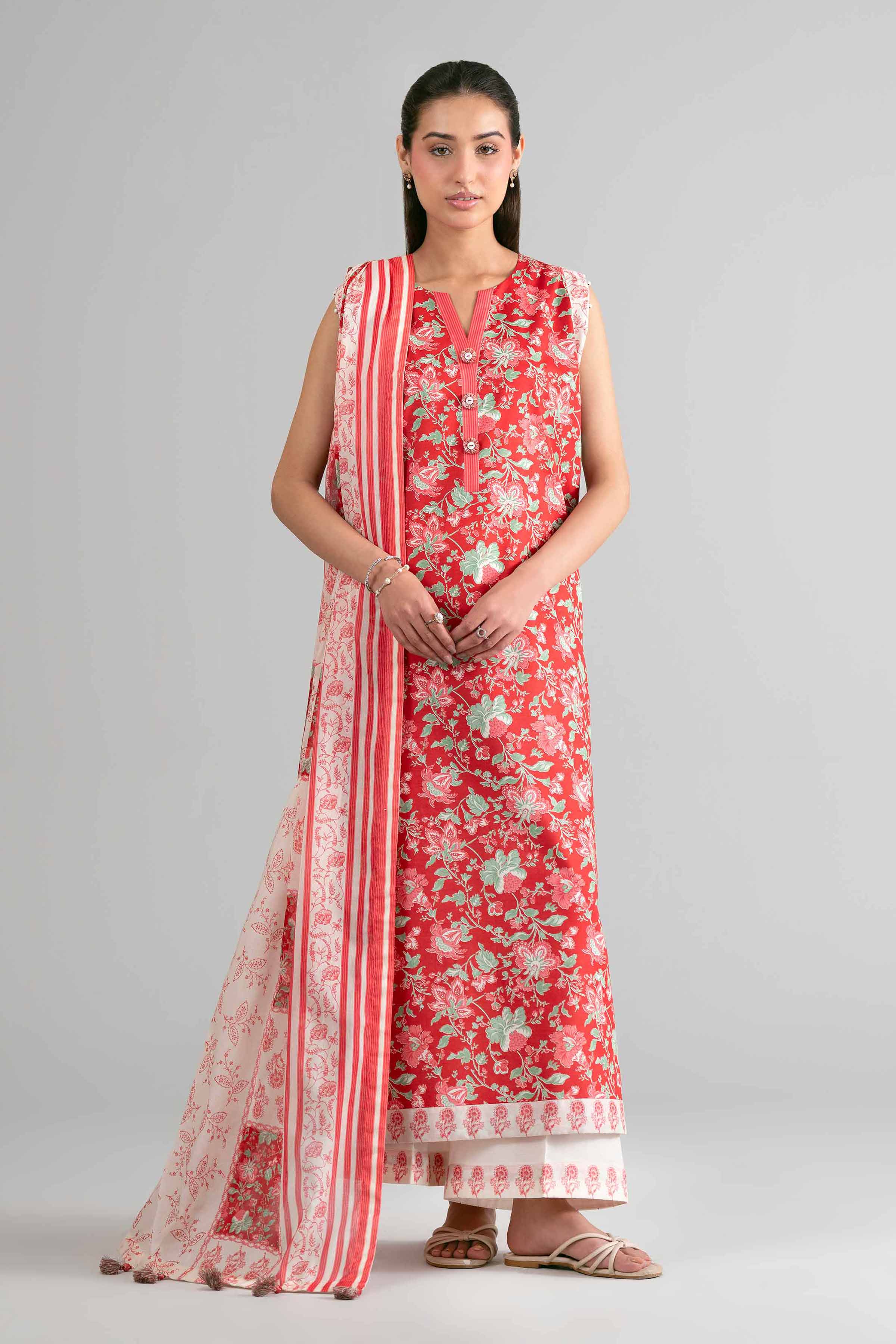 2 Piece - Printed Suit - 42601613 for Women - Unstitched Collection | Nishat | Shop Online