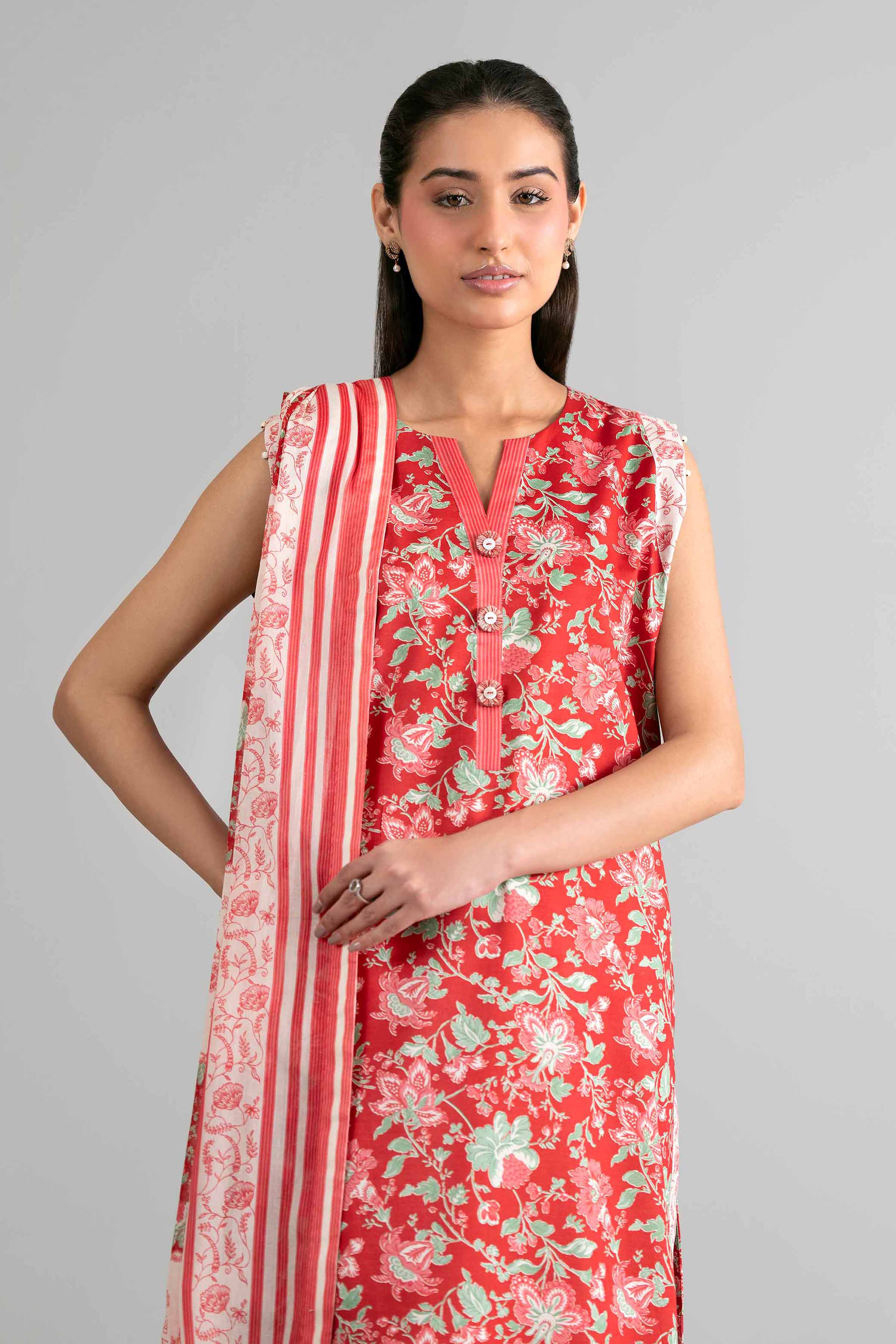 2 Piece - Printed Suit - 42601613 for Women - Unstitched Collection | Nishat | Shop Online