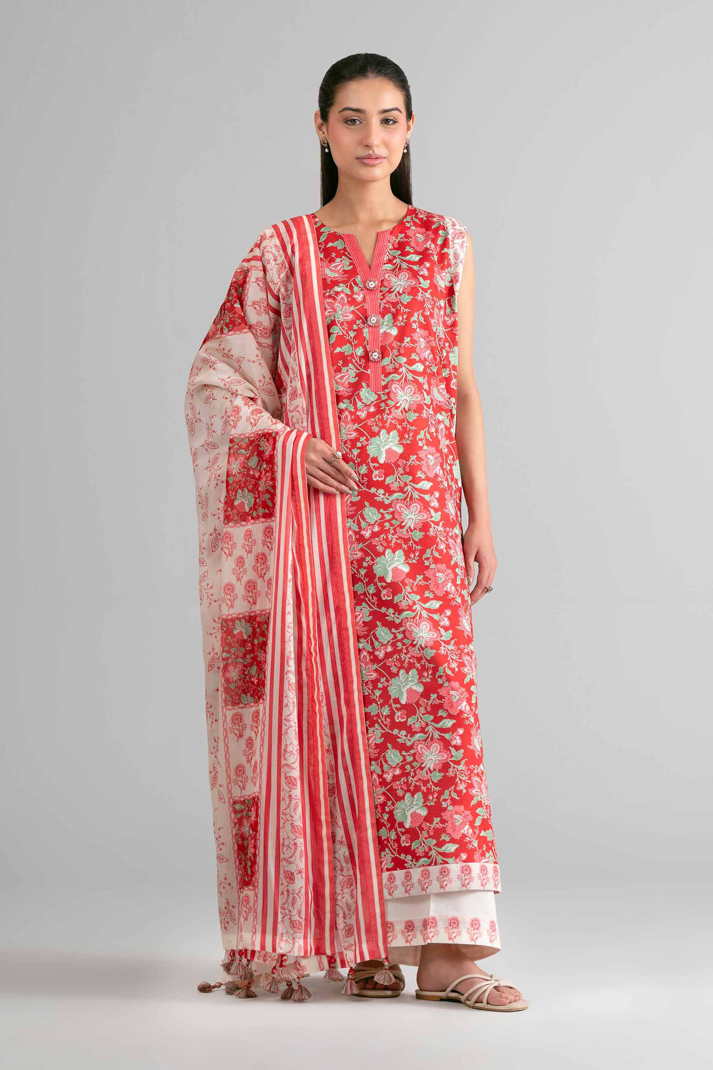 2 Piece - Printed Suit - 42601613 for Women - Unstitched Collection | Nishat | Shop Online