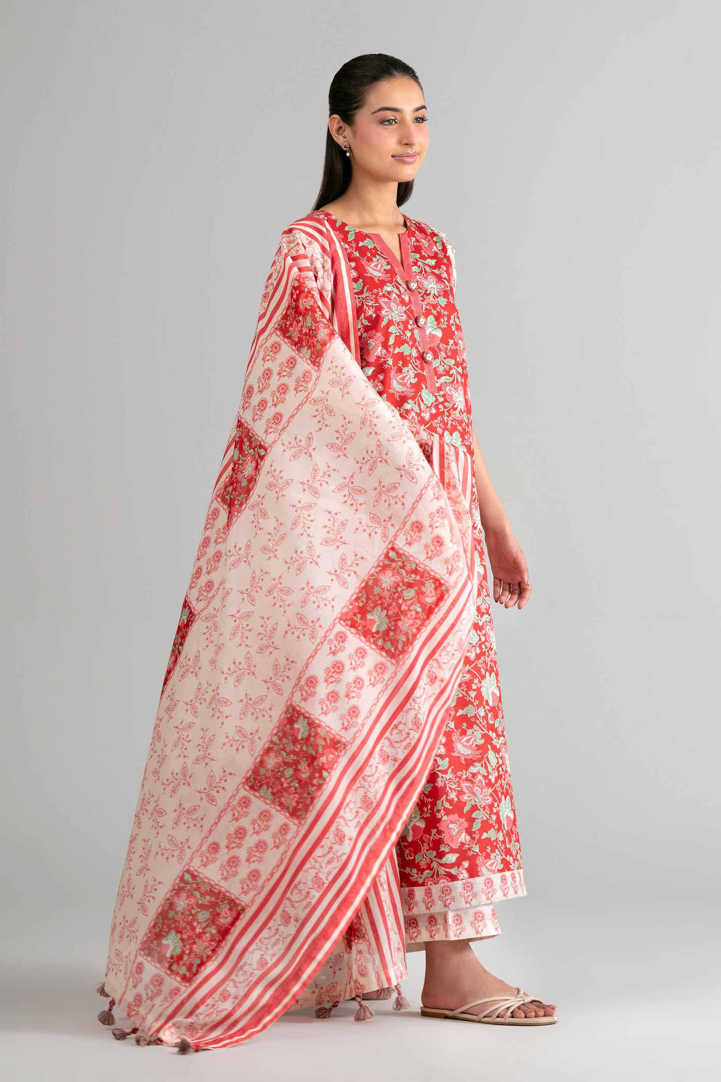 2 Piece - Printed Suit - 42601613 for Women - Unstitched Collection | Nishat | Shop Online