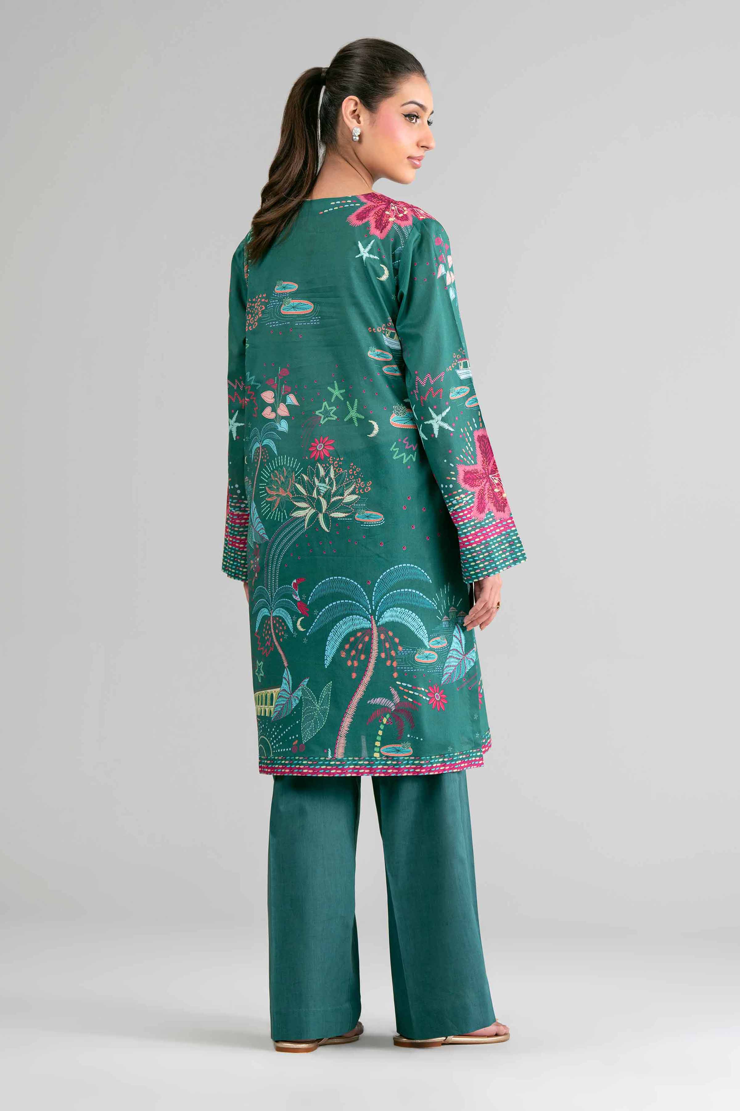 2 Piece - Digital Printed Suit - 42601615 for Women - Unstitched Collection | Nishat | Shop Online