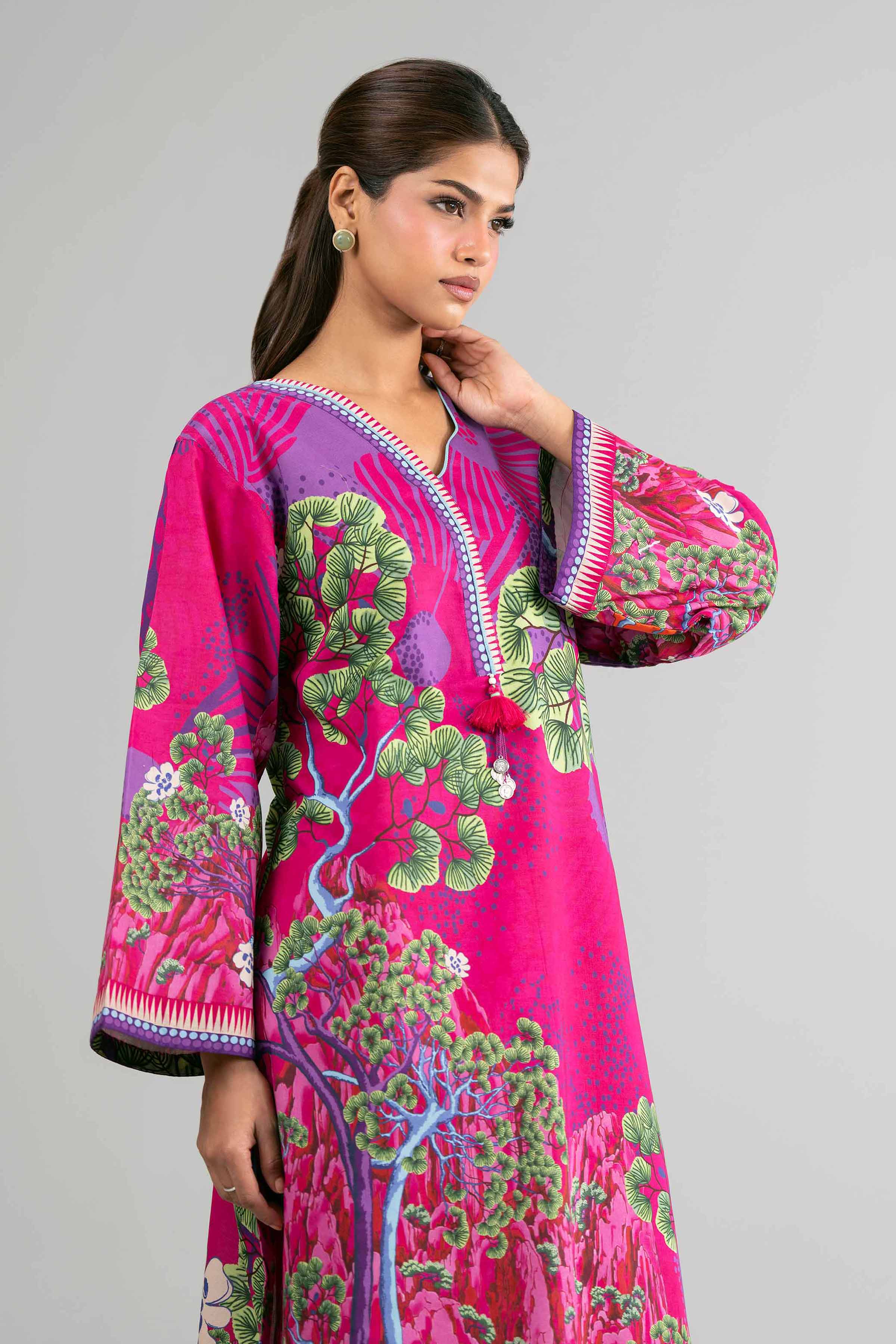 2 Piece - Digital Printed Suit - 42601616 for Women - Unstitched Collection | Nishat | Shop Online