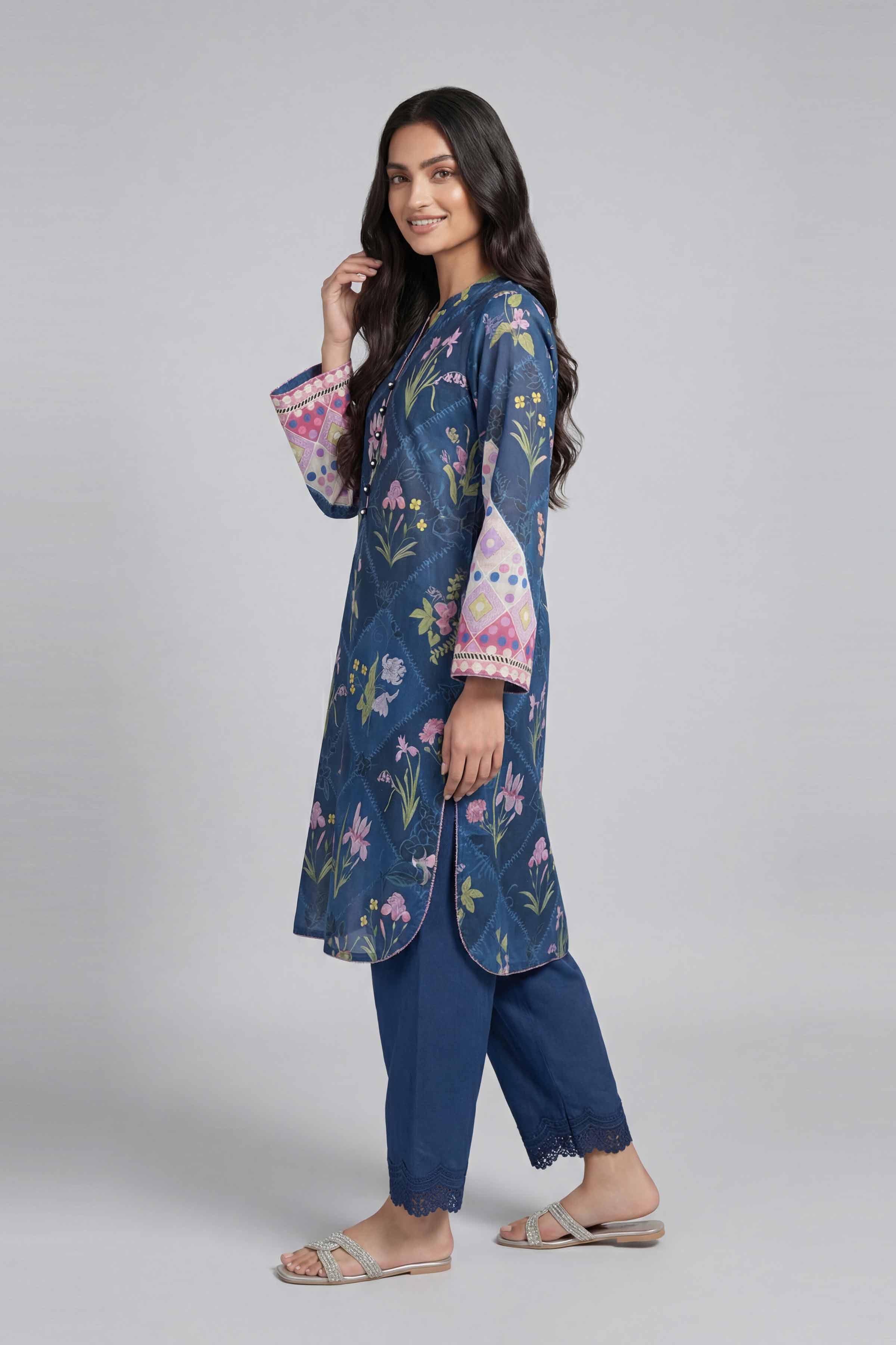 2 Piece - Digital Printed Suit - 42601617 for Women - Unstitched Collection | Nishat | Shop Online