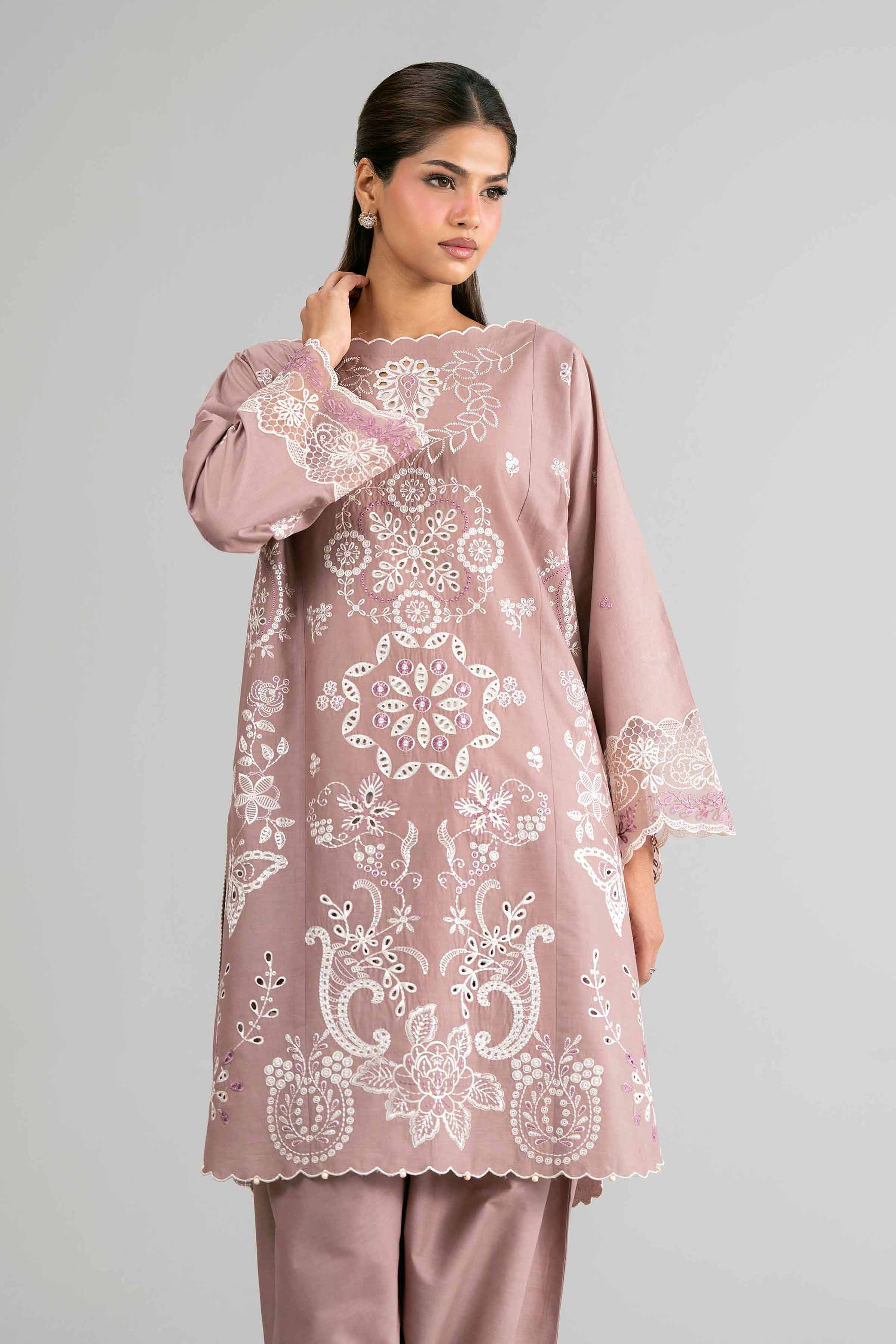 2 Piece - Embroidered Suit - 42601626 for Women - Unstitched Collection | Nishat | Shop Online