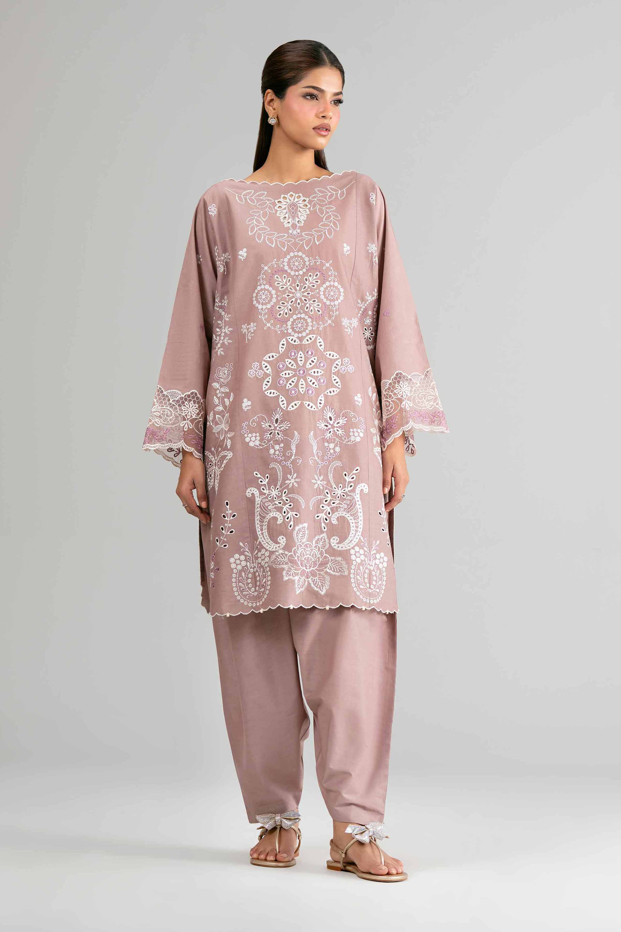 2 Piece - Embroidered Suit - 42601626 for Women - Unstitched Collection | Nishat | Shop Online