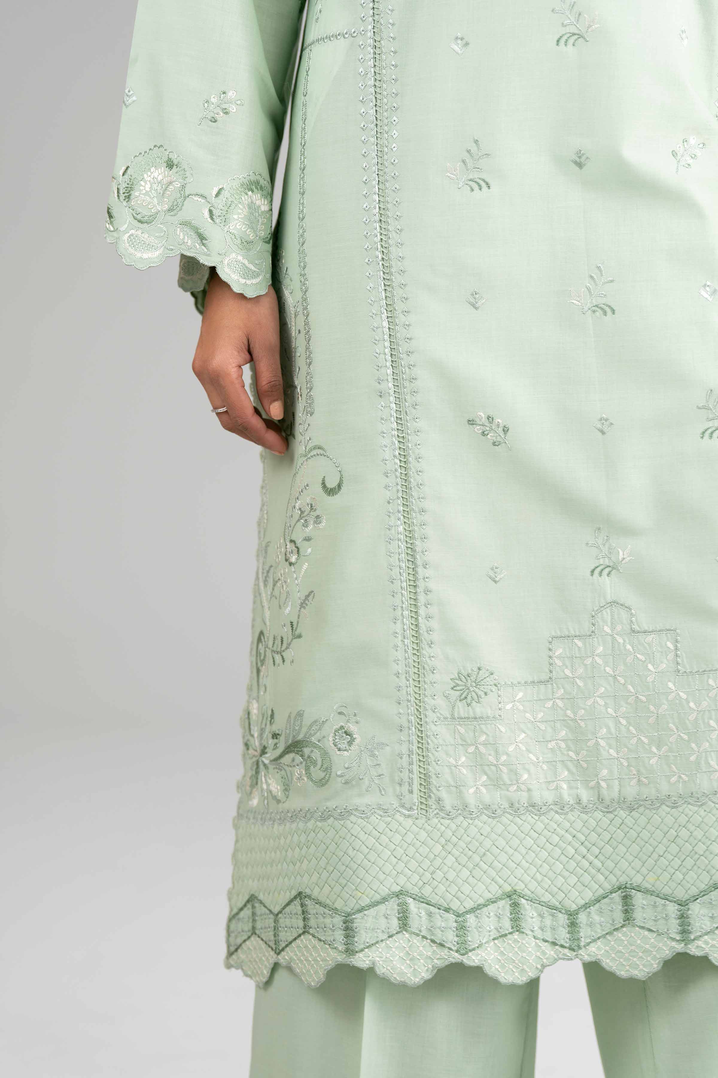 2 Piece - Embroidered Suit - 42601629