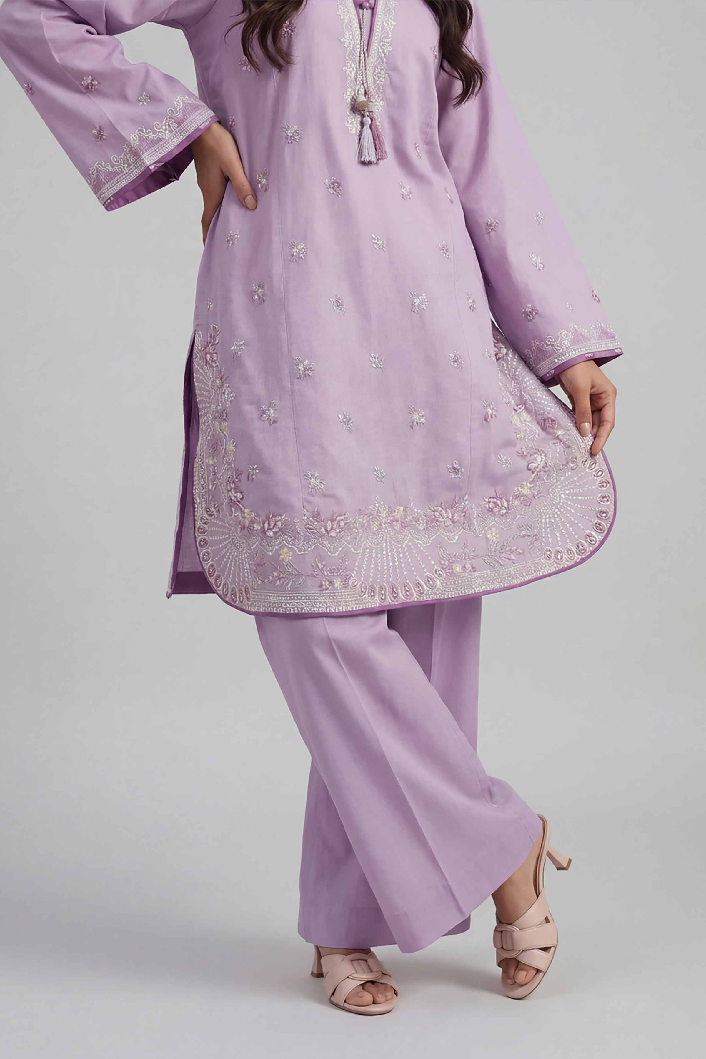2 Piece - Embroidered Suit - 42601630
