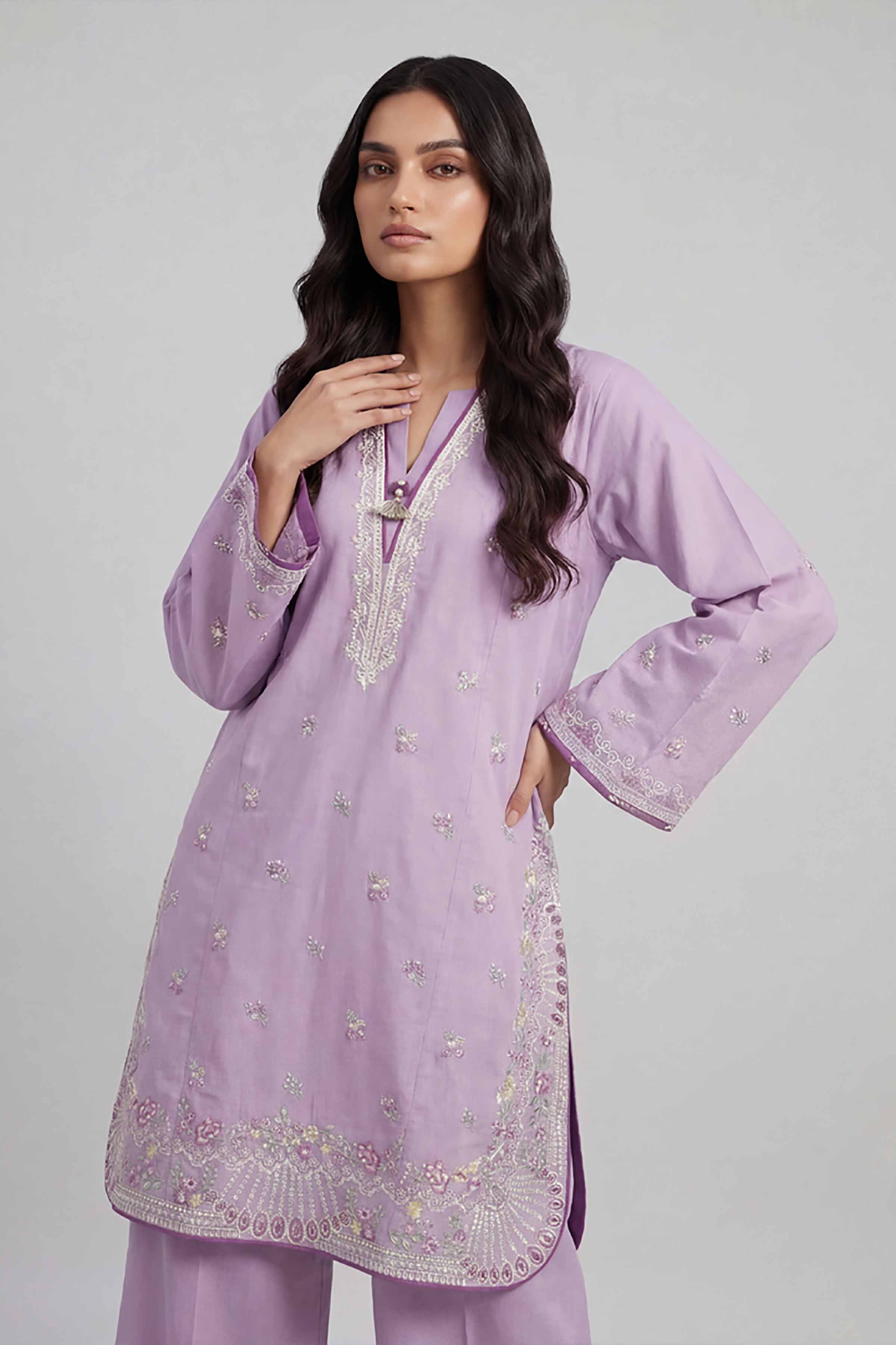 2 Piece - Embroidered Suit - 42601630