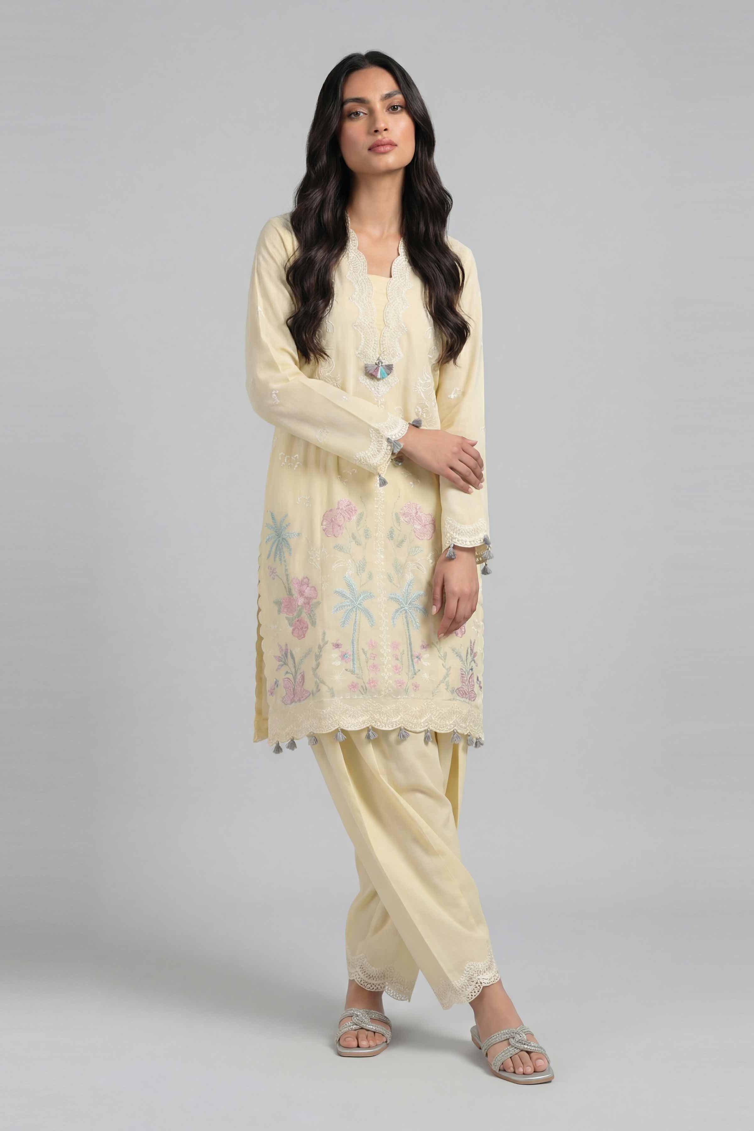 2 Piece - Embroidered Suit - 42601633