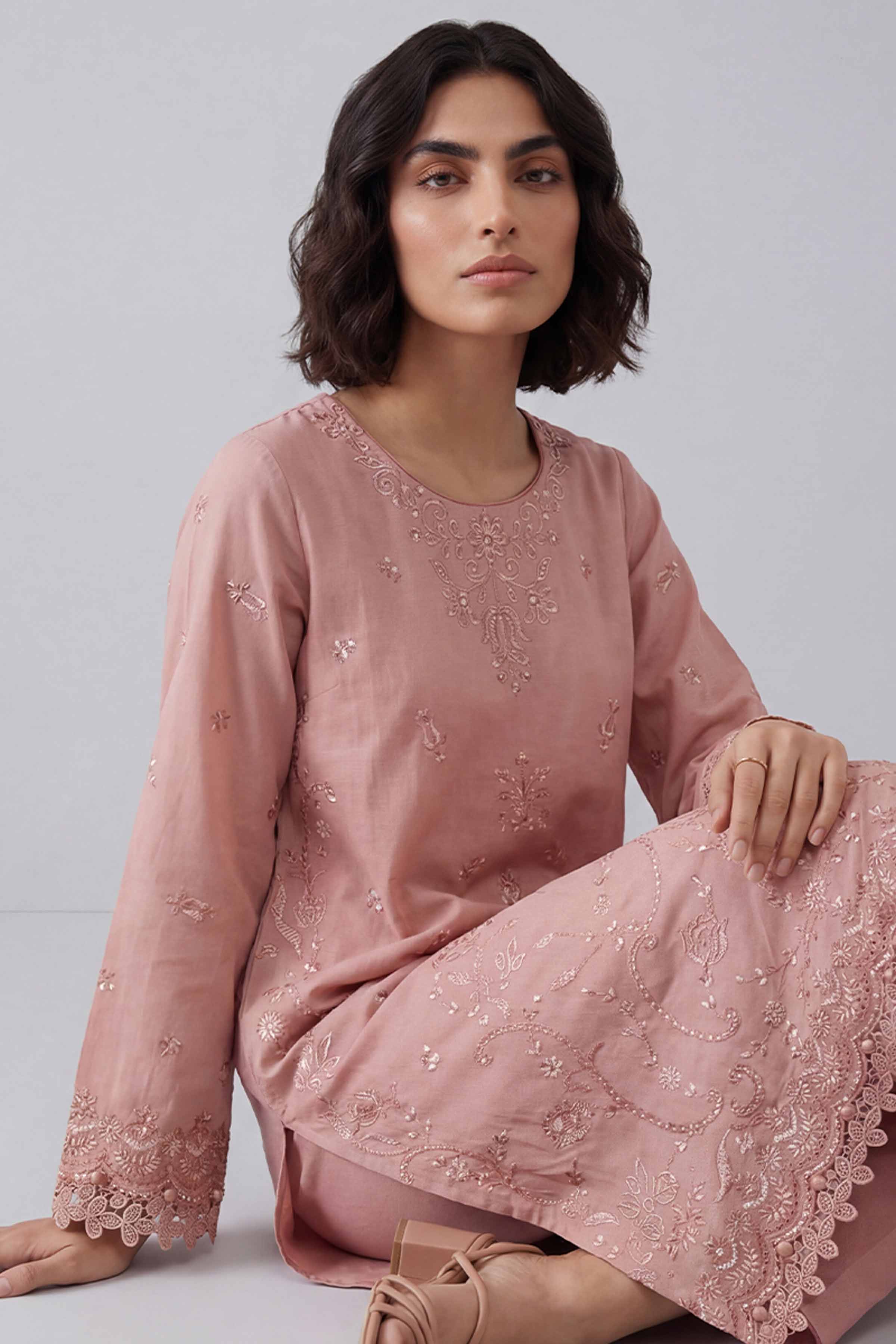 2 Piece - Embroidered Suit - 42601636