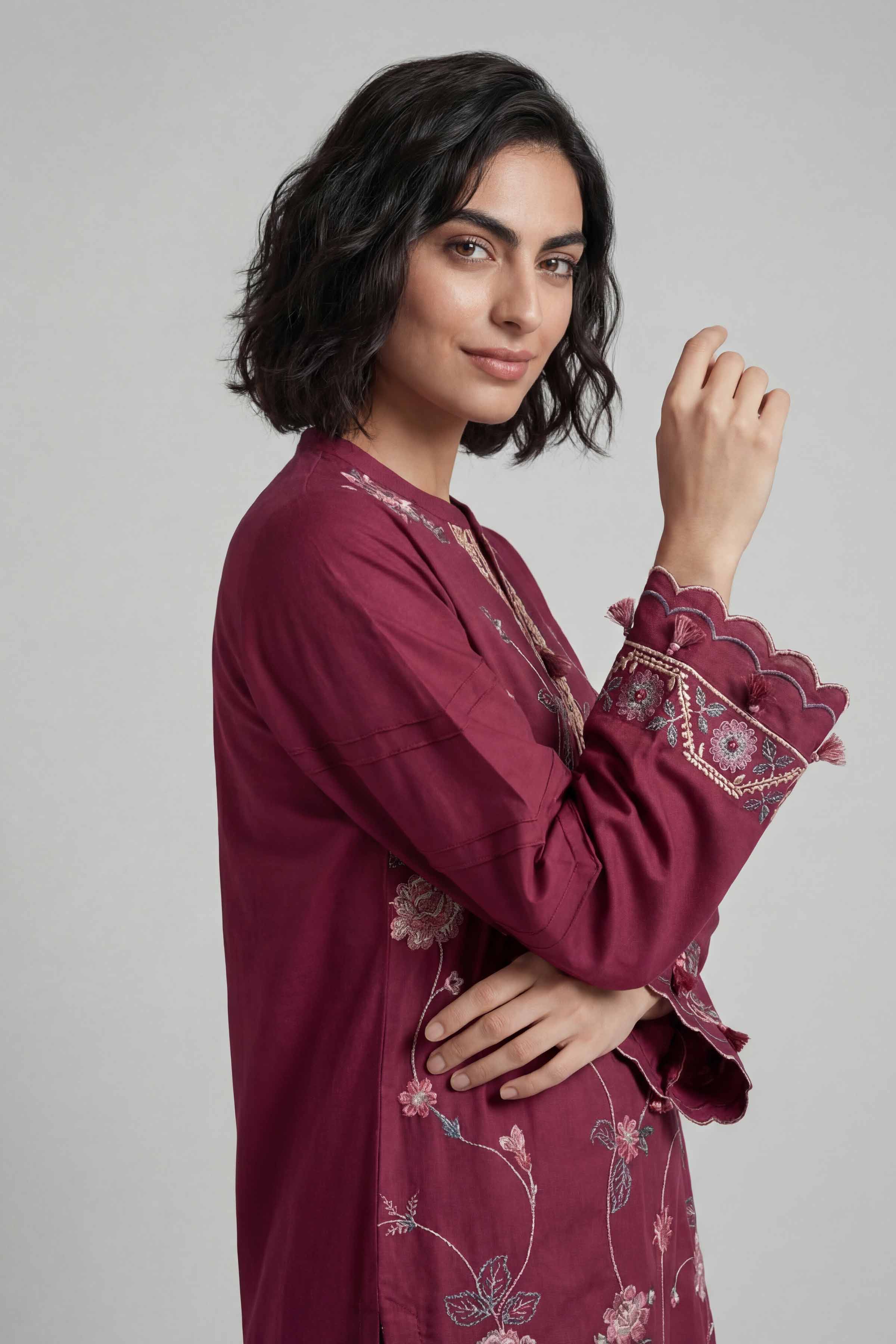 2 Piece - Embroidered Suit - 42601643 for Women - Unstitched Collection | Nishat | Shop Online