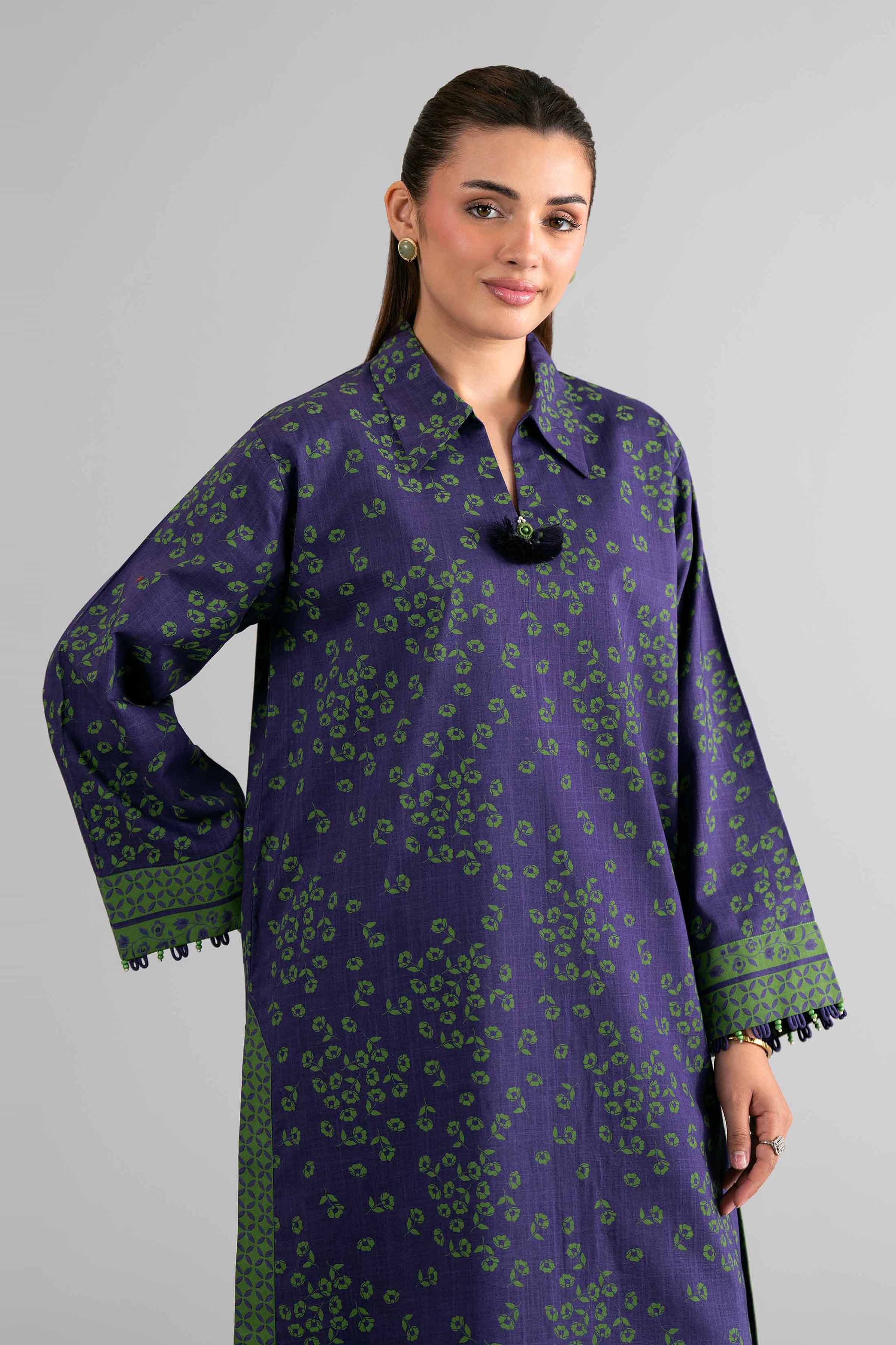 2 Piece - Printed Suit - 42601646 for Women - Unstitched Collection | Nishat | Shop Online