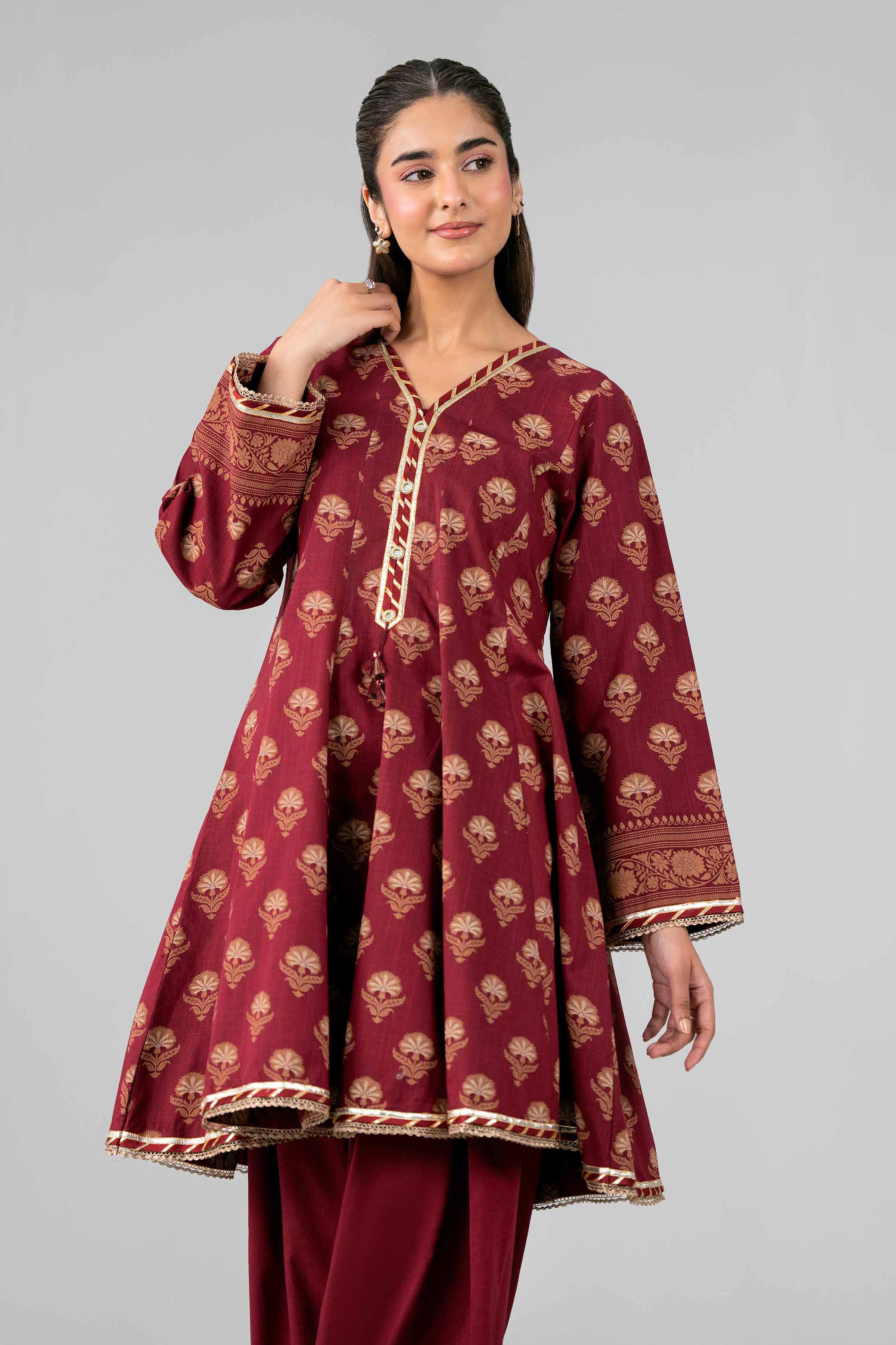 2 Piece - Printed Suit - 42601650 for Women - Unstitched Collection | Nishat | Shop Online