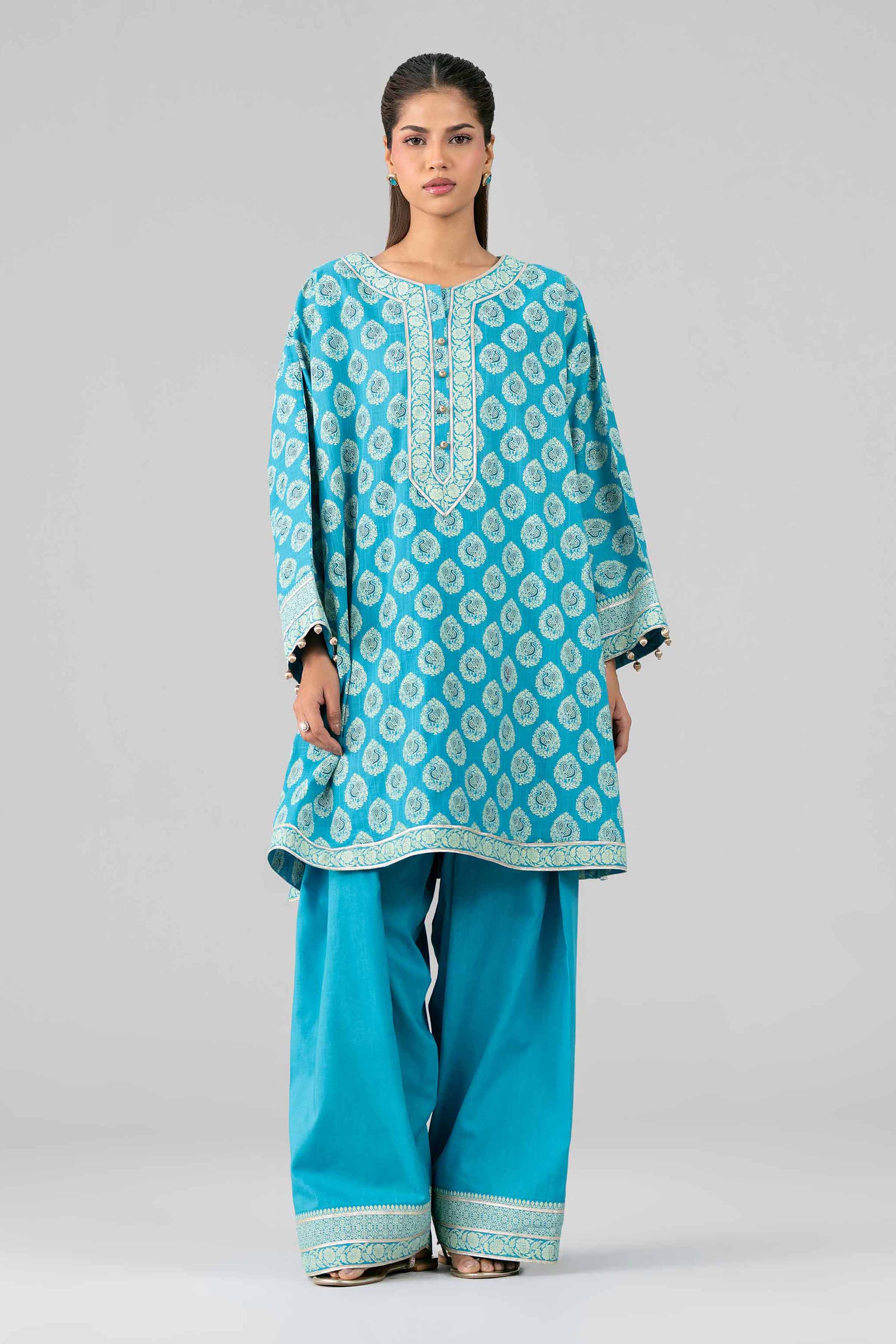 2 Piece - Printed Suit - 42601652 for Women - Unstitched Collection | Nishat | Shop Online