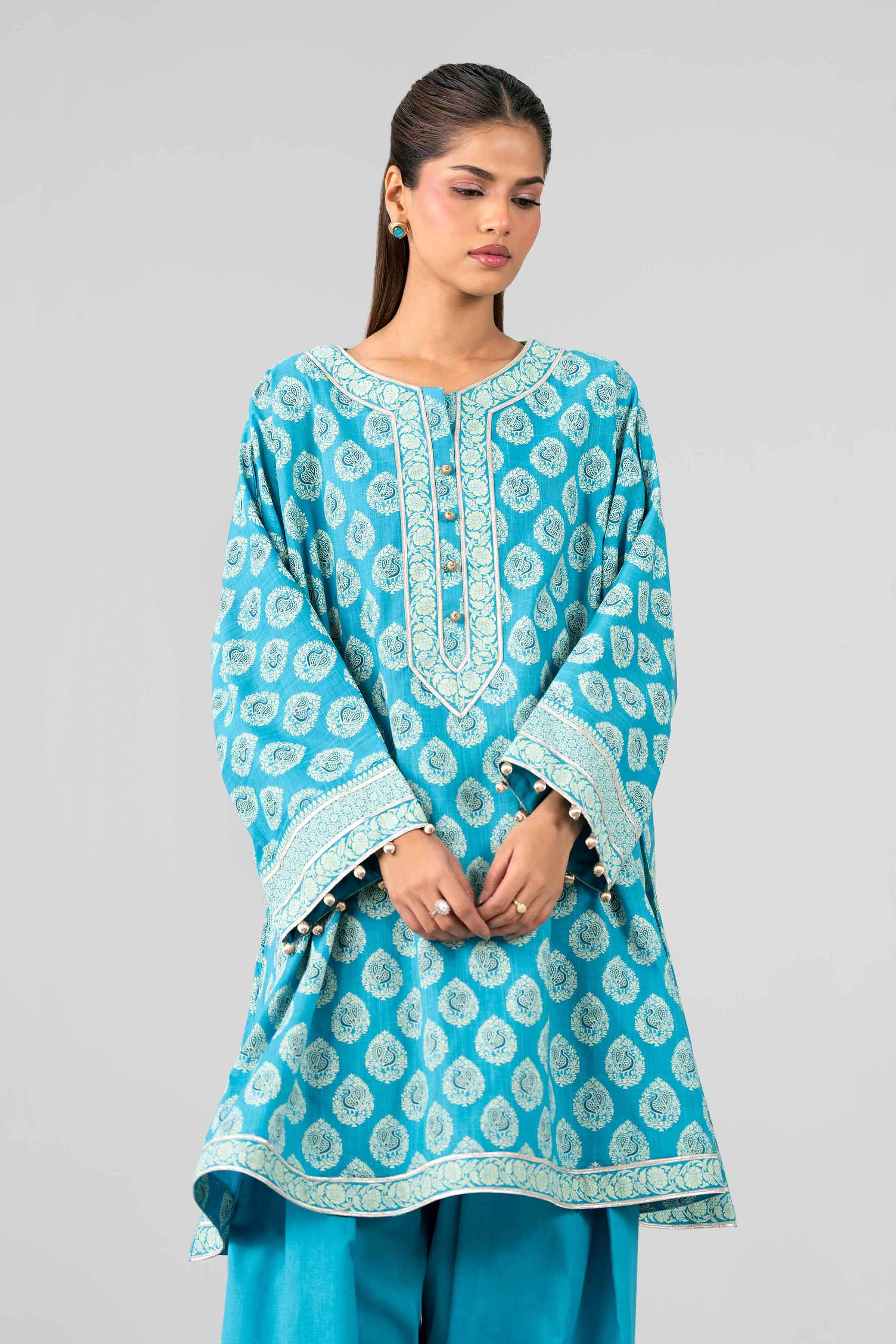 2 Piece - Printed Suit - 42601652 for Women - Unstitched Collection | Nishat | Shop Online