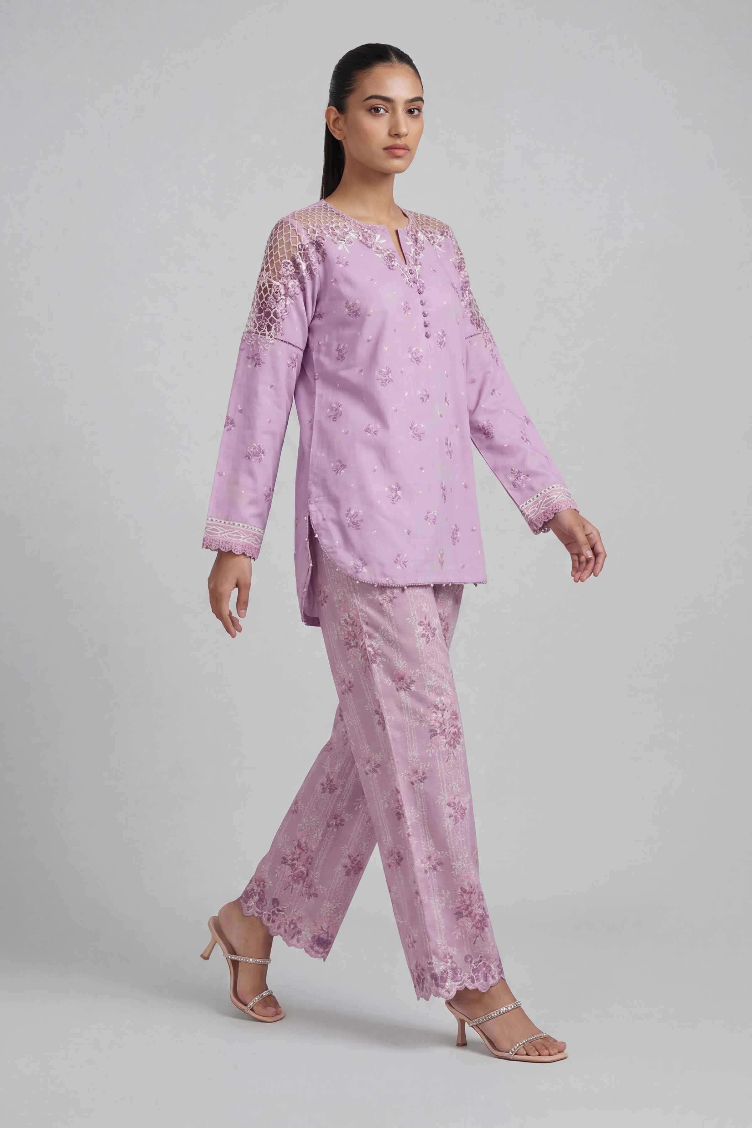 2 Piece - Printed Embroidered Suit - 42601666 for Women - Unstitched Collection | Nishat | Shop Online