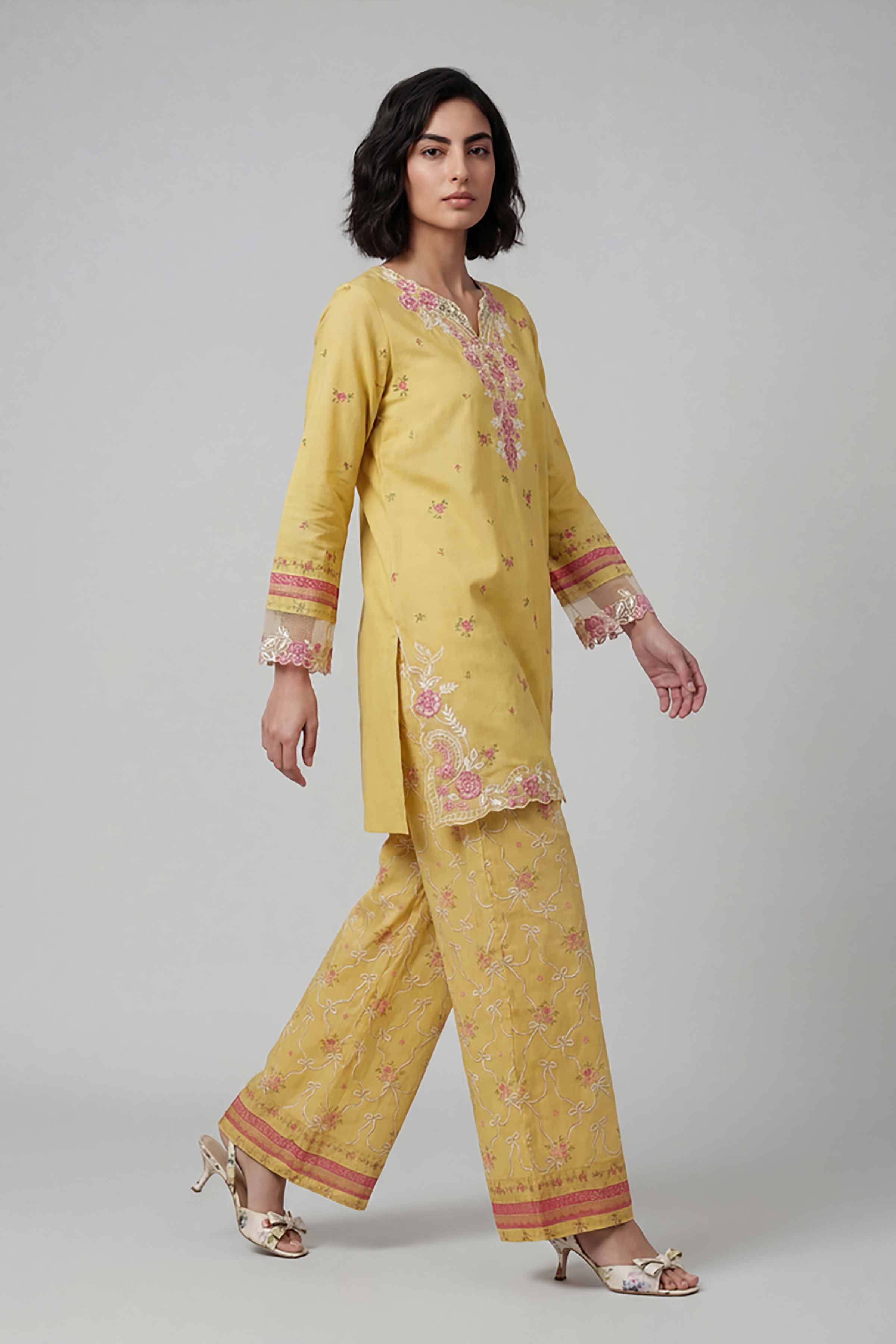 2 Piece - Printed Embroidered Suit - 42601669 for Women - Unstitched Collection | Nishat | Shop Online