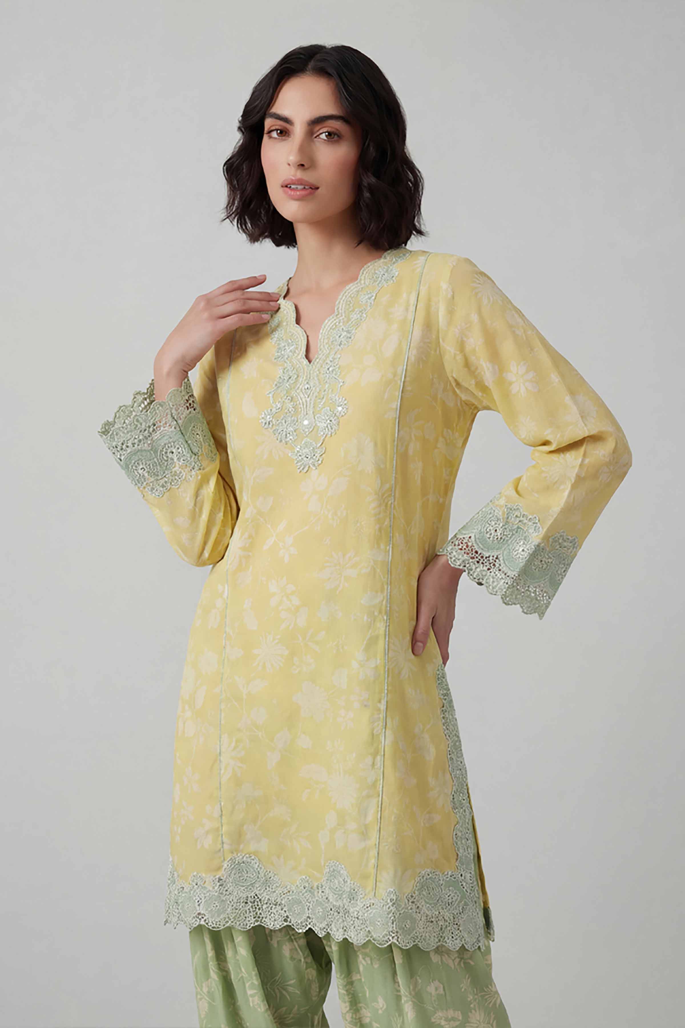 2 Piece - Printed Embroidered Suit - 42601671 for Women - Unstitched Collection | Nishat | Shop Online