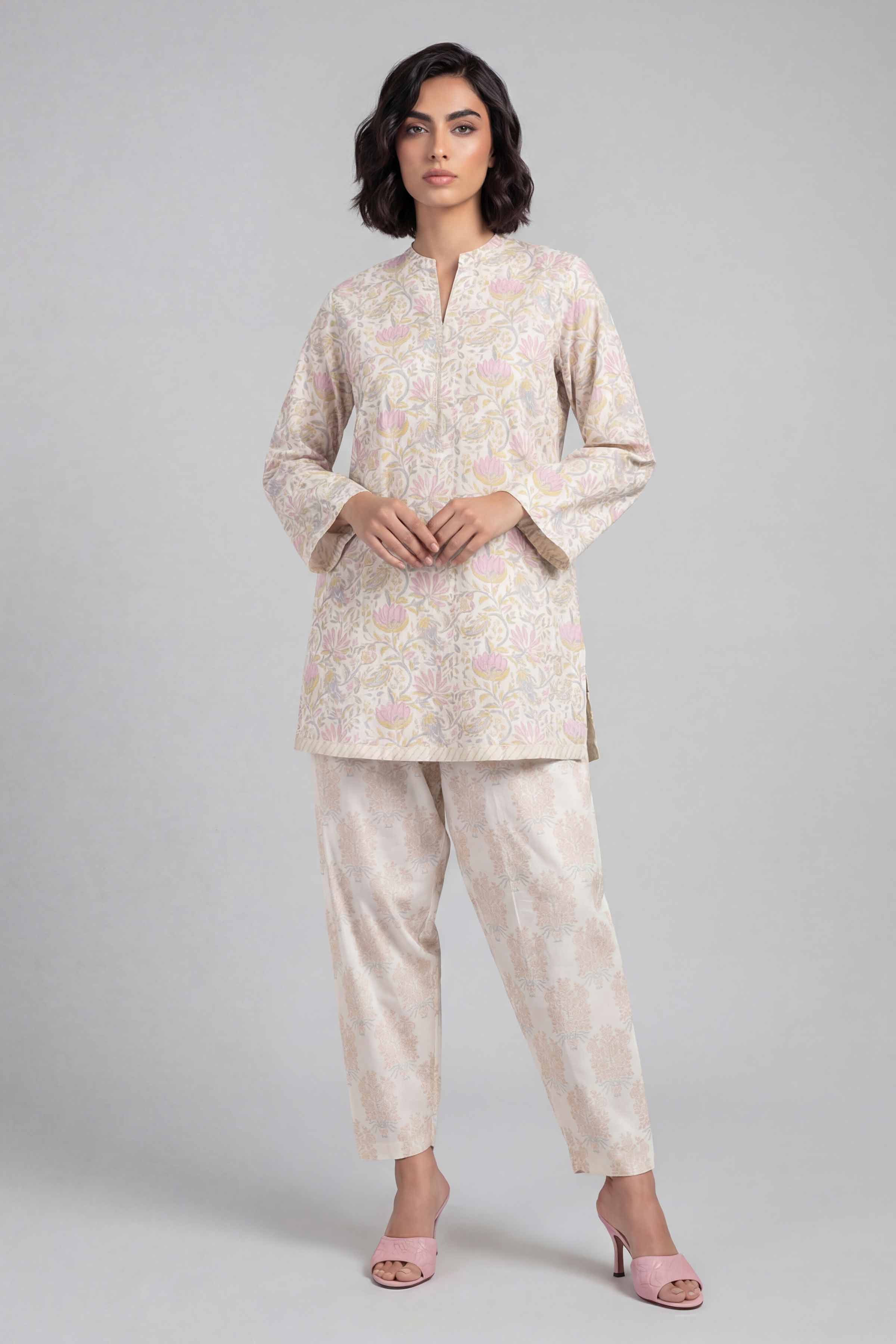 2 Piece - Printed Suit - 42601675 for Women - Unstitched Collection | Nishat | Shop Online
