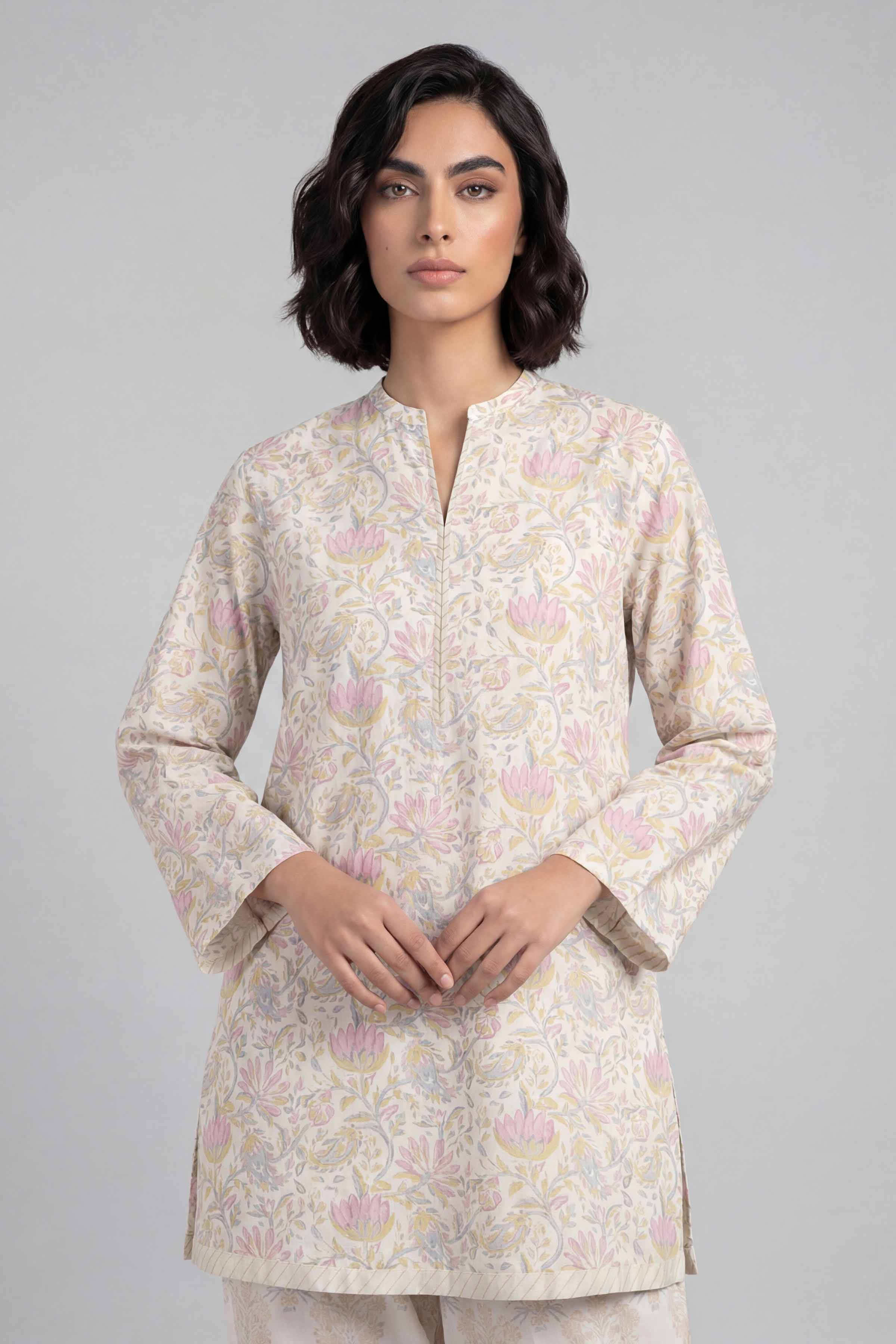 2 Piece - Printed Suit - 42601675 for Women - Unstitched Collection | Nishat | Shop Online