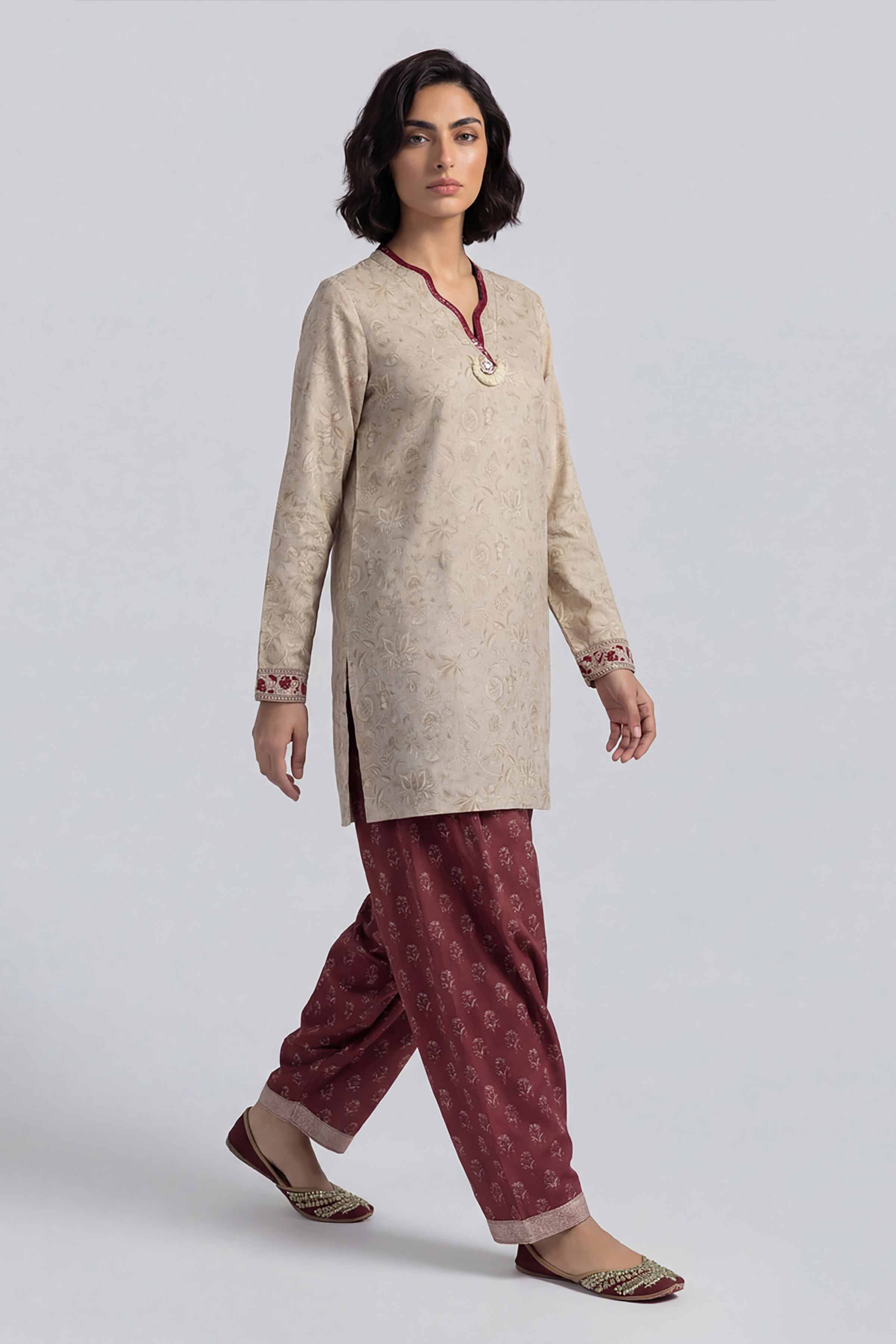 2 Piece - Printed Suit - 42601676 for Women - Unstitched Collection | Nishat | Shop Online