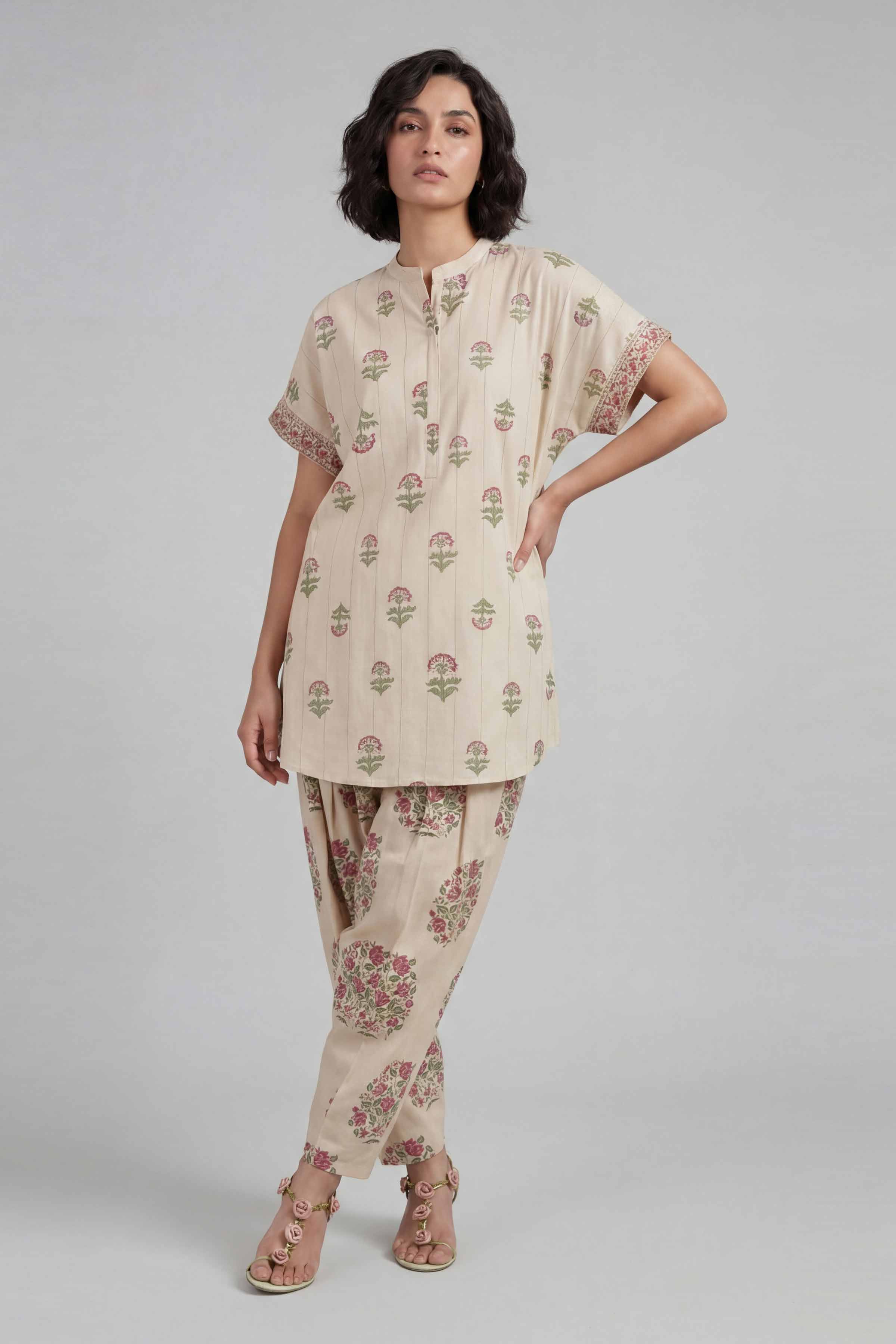 2 Piece - Printed Suit - 42601677 for Women - Unstitched Collection | Nishat | Shop Online