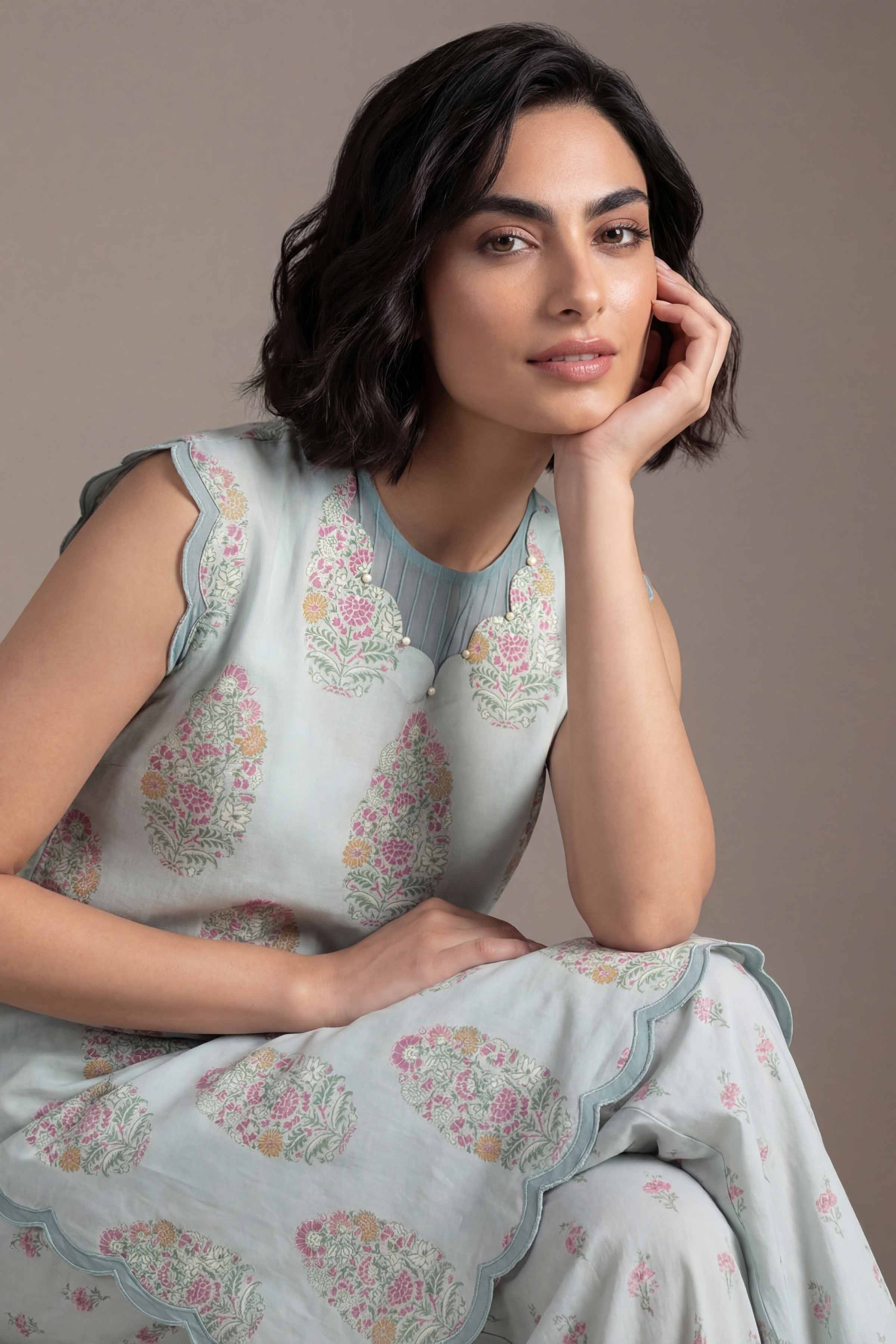 2 Piece - Printed Suit - 42601679 for Women - Unstitched Collection | Nishat | Shop Online