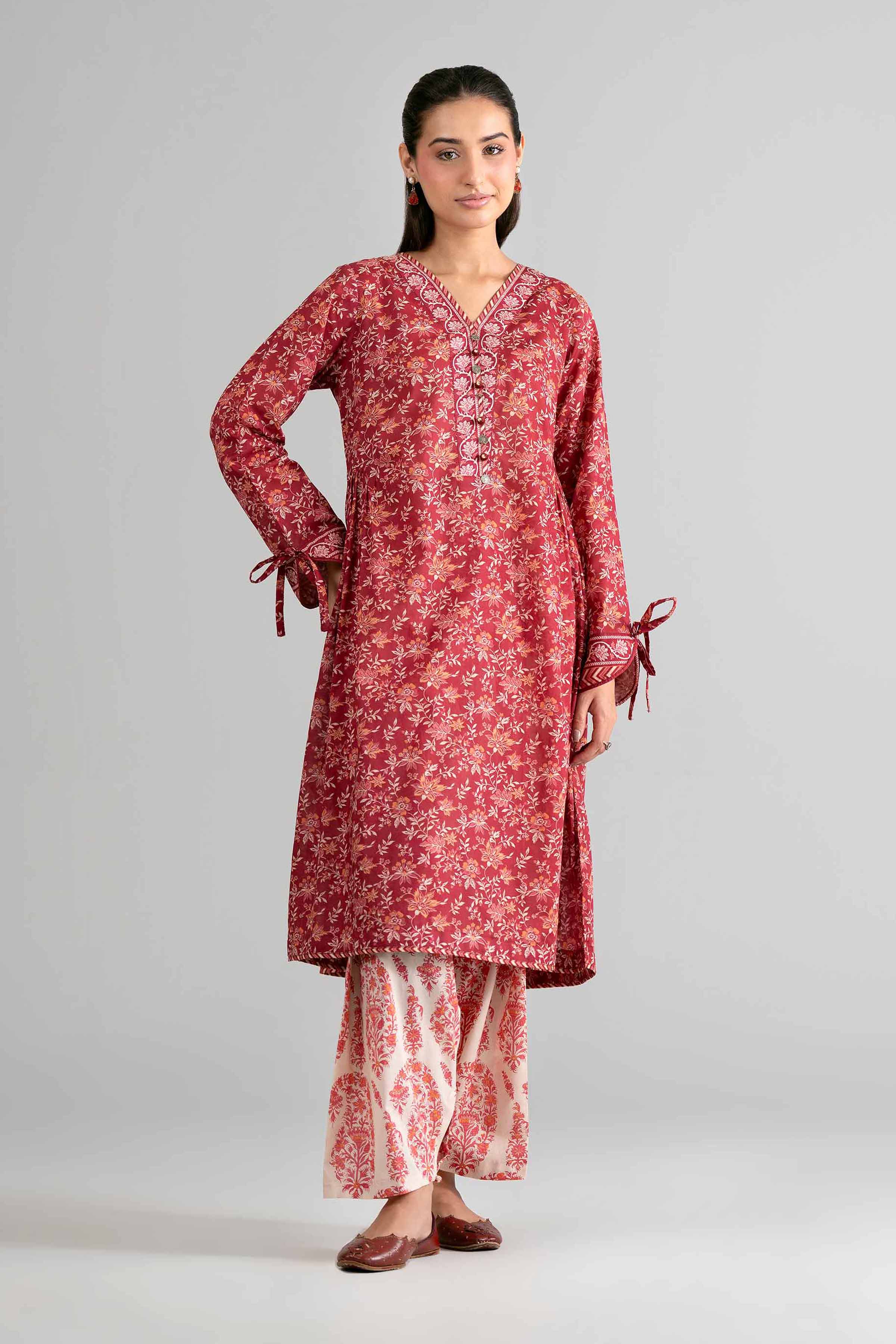 2 Piece - Printed Suit - 42601682 for Women - Unstitched Collection | Nishat | Shop Online
