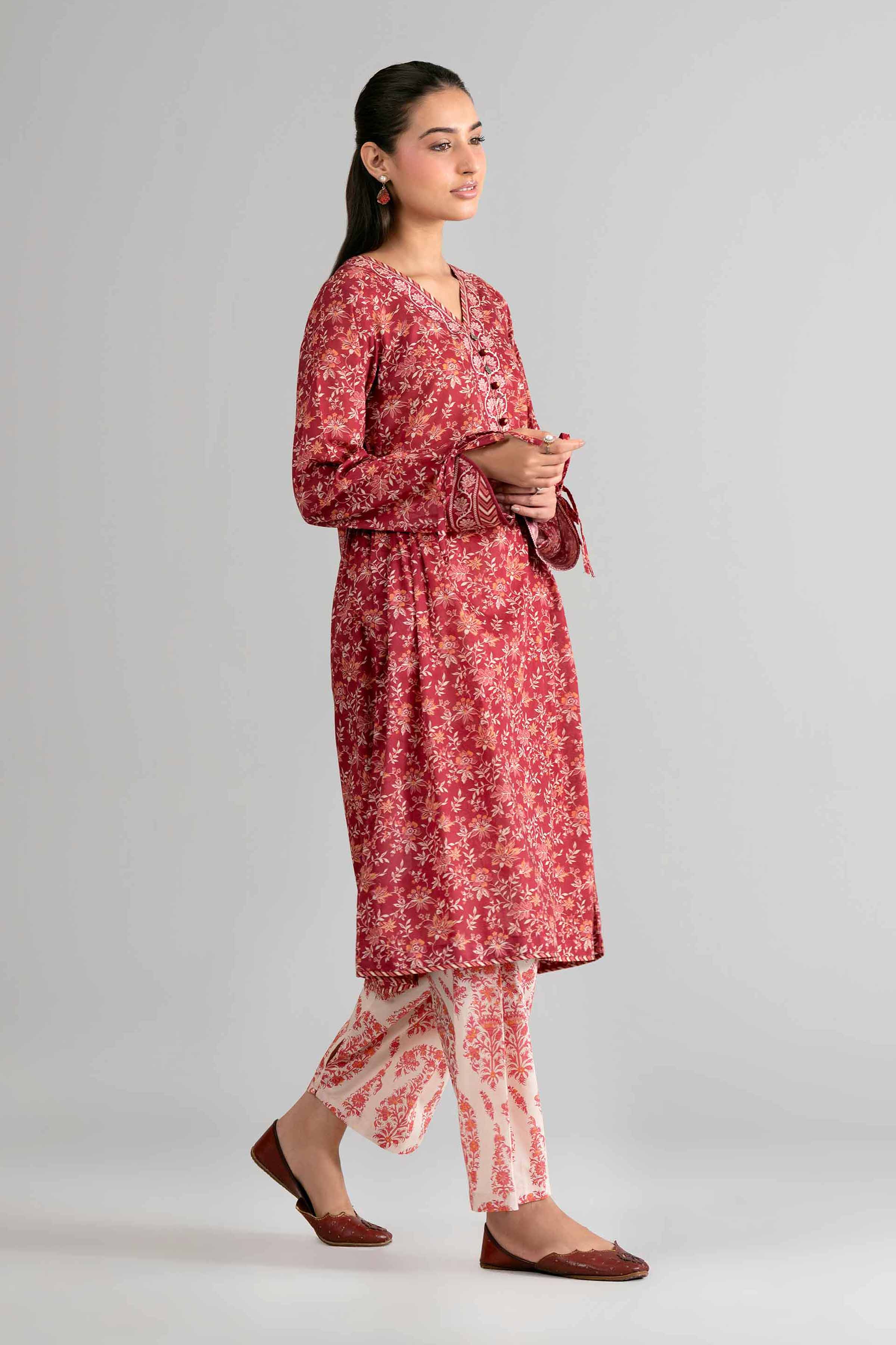 2 Piece - Printed Suit - 42601682 for Women - Unstitched Collection | Nishat | Shop Online