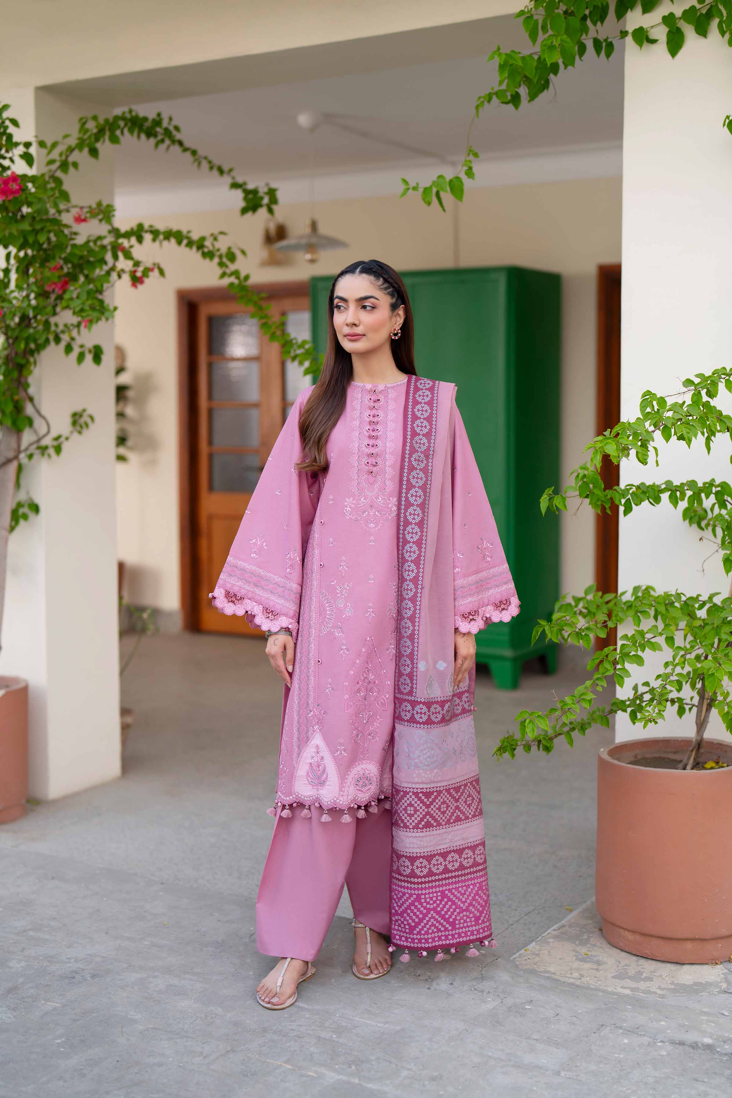 3 Piece - Embroidered Suit - 42601684 for Women - Unstitched Collection | Nishat | Shop Online