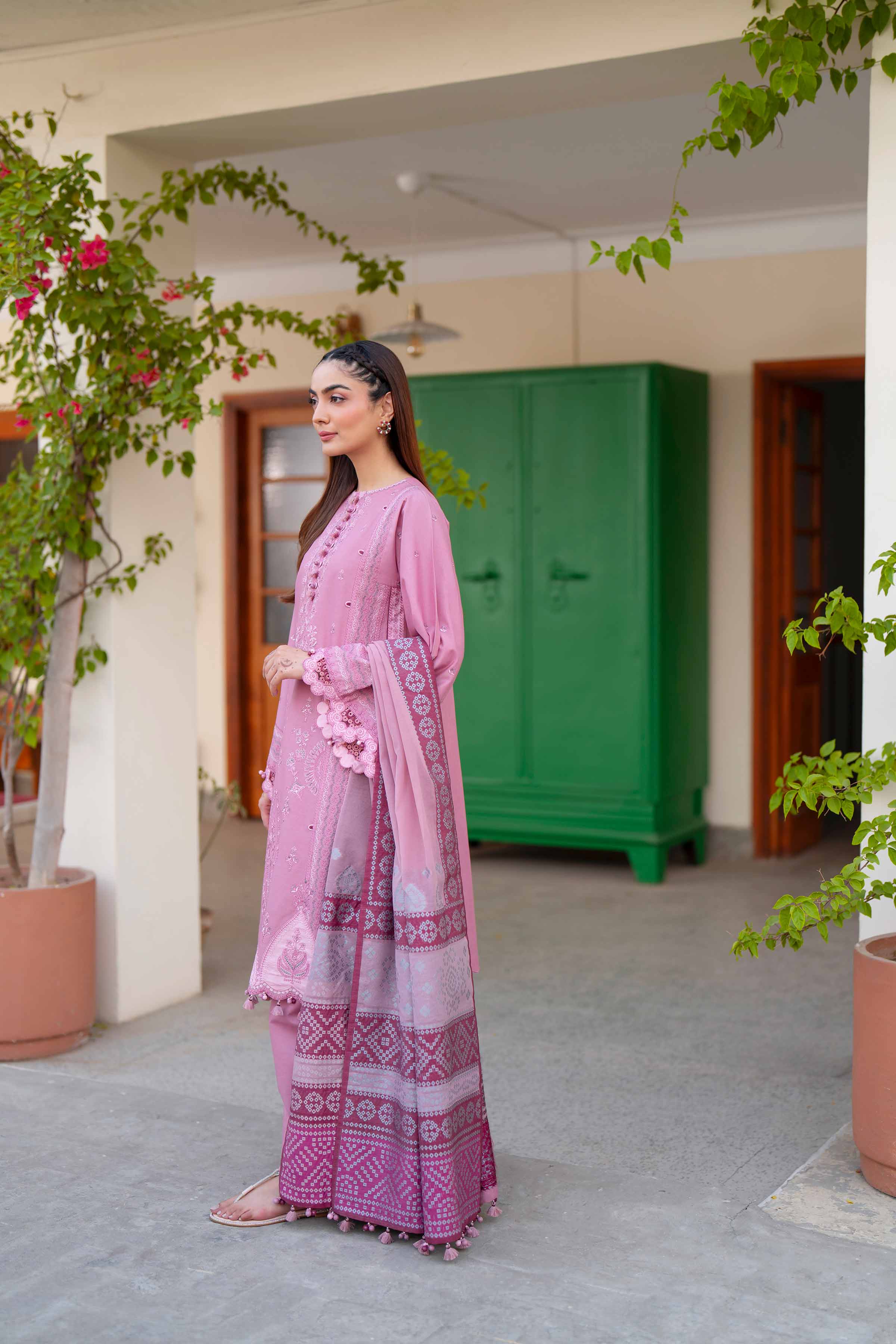 3 Piece - Embroidered Suit - 42601684 for Women - Unstitched Collection | Nishat | Shop Online