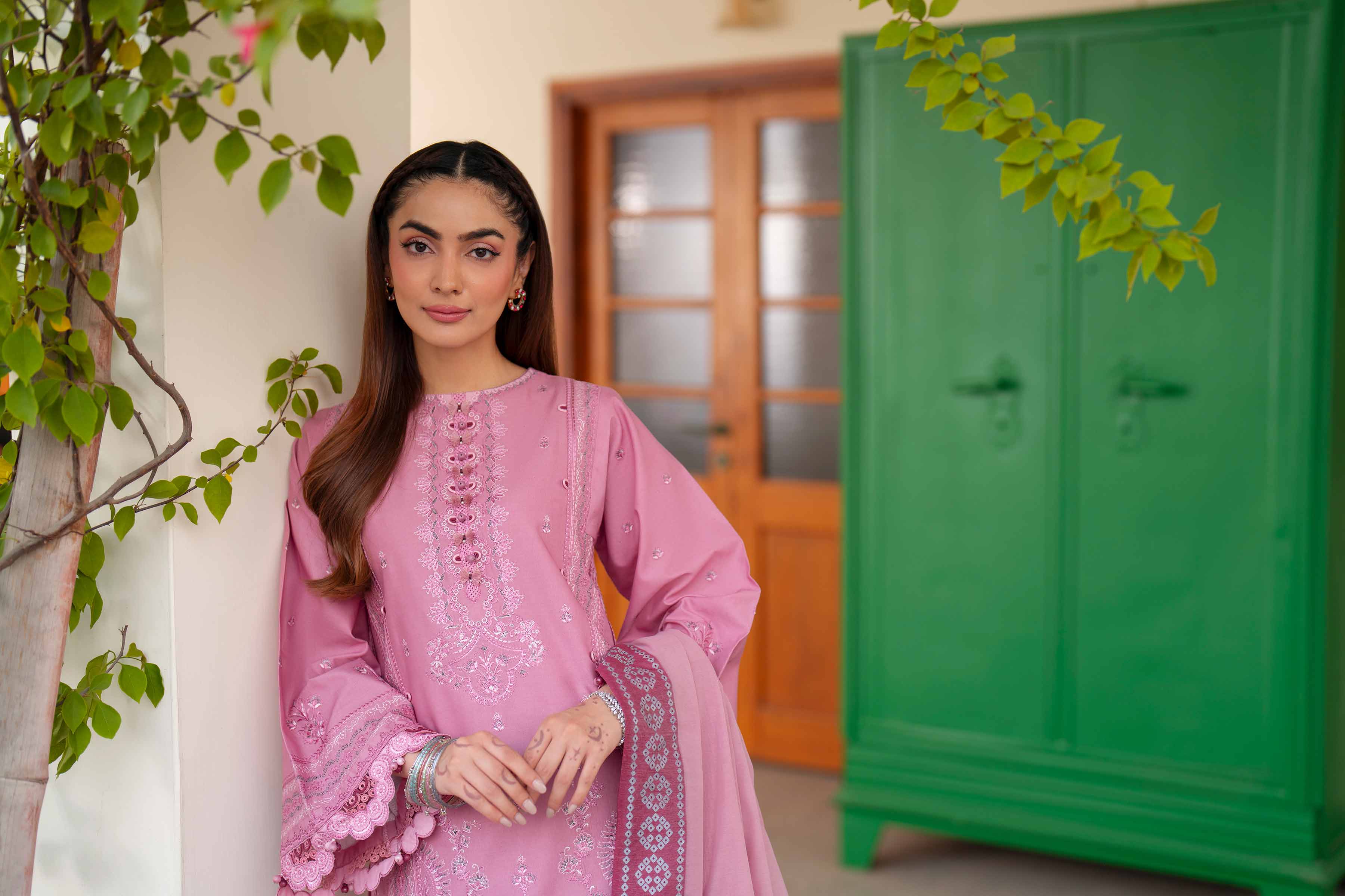 3 Piece - Embroidered Suit - 42601684 for Women - Unstitched Collection | Nishat | Shop Online