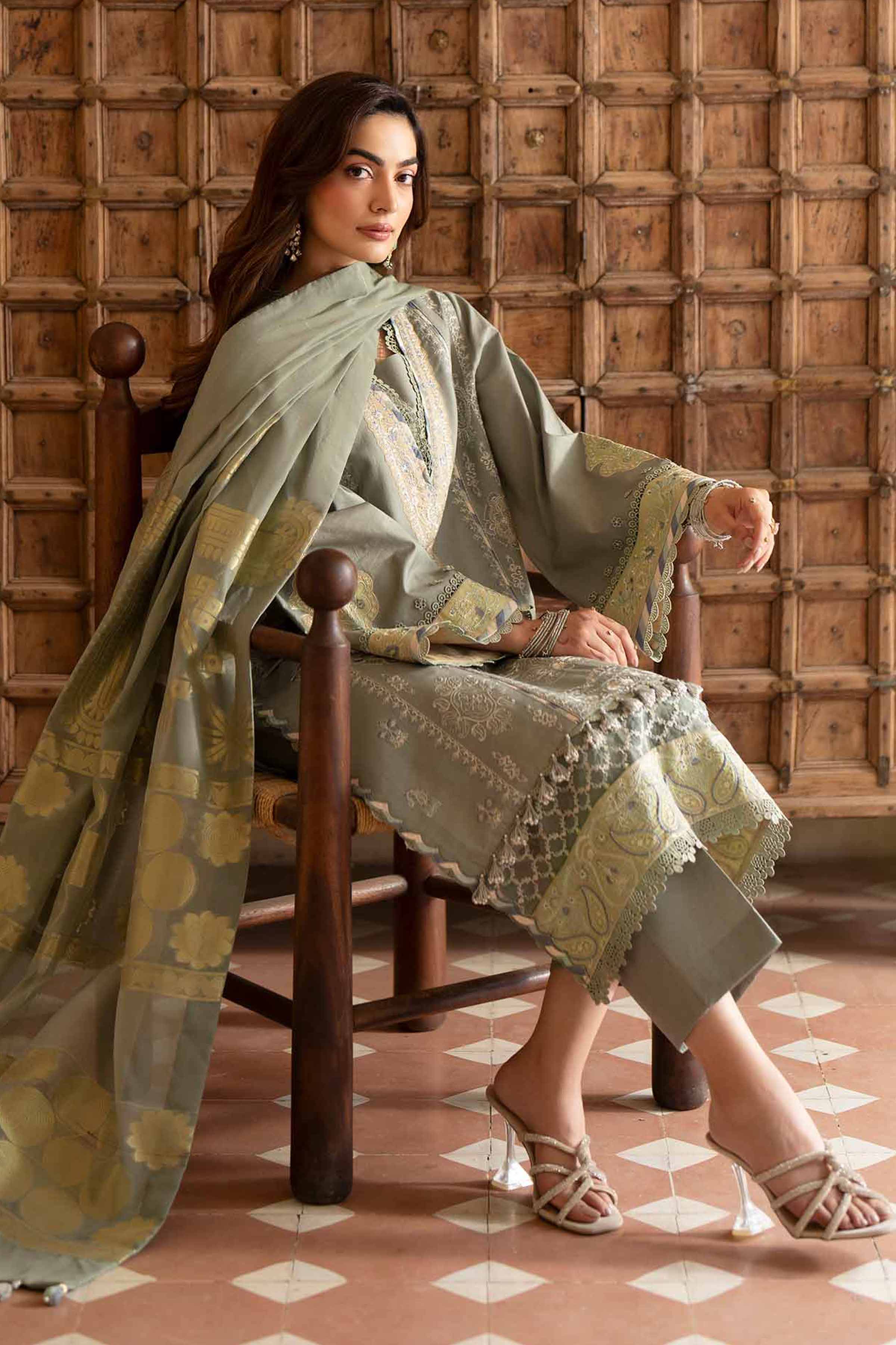 3 Piece - Embroidered Suit - 42601685 for Women - Unstitched Collection | Nishat | Shop Online