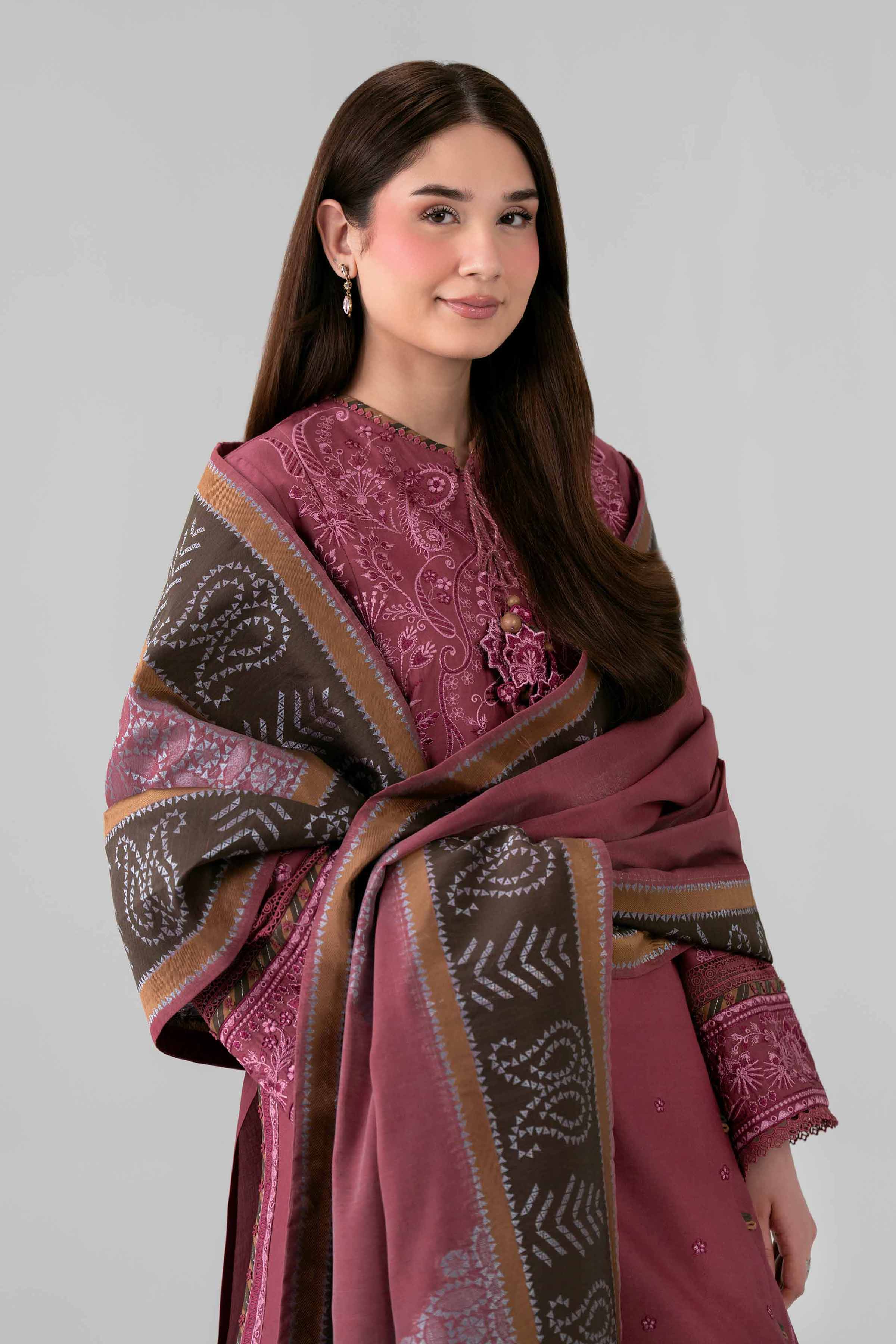 3 Piece - Embroidered Suit - 42601686 for Women - Unstitched Collection | Nishat | Shop Online