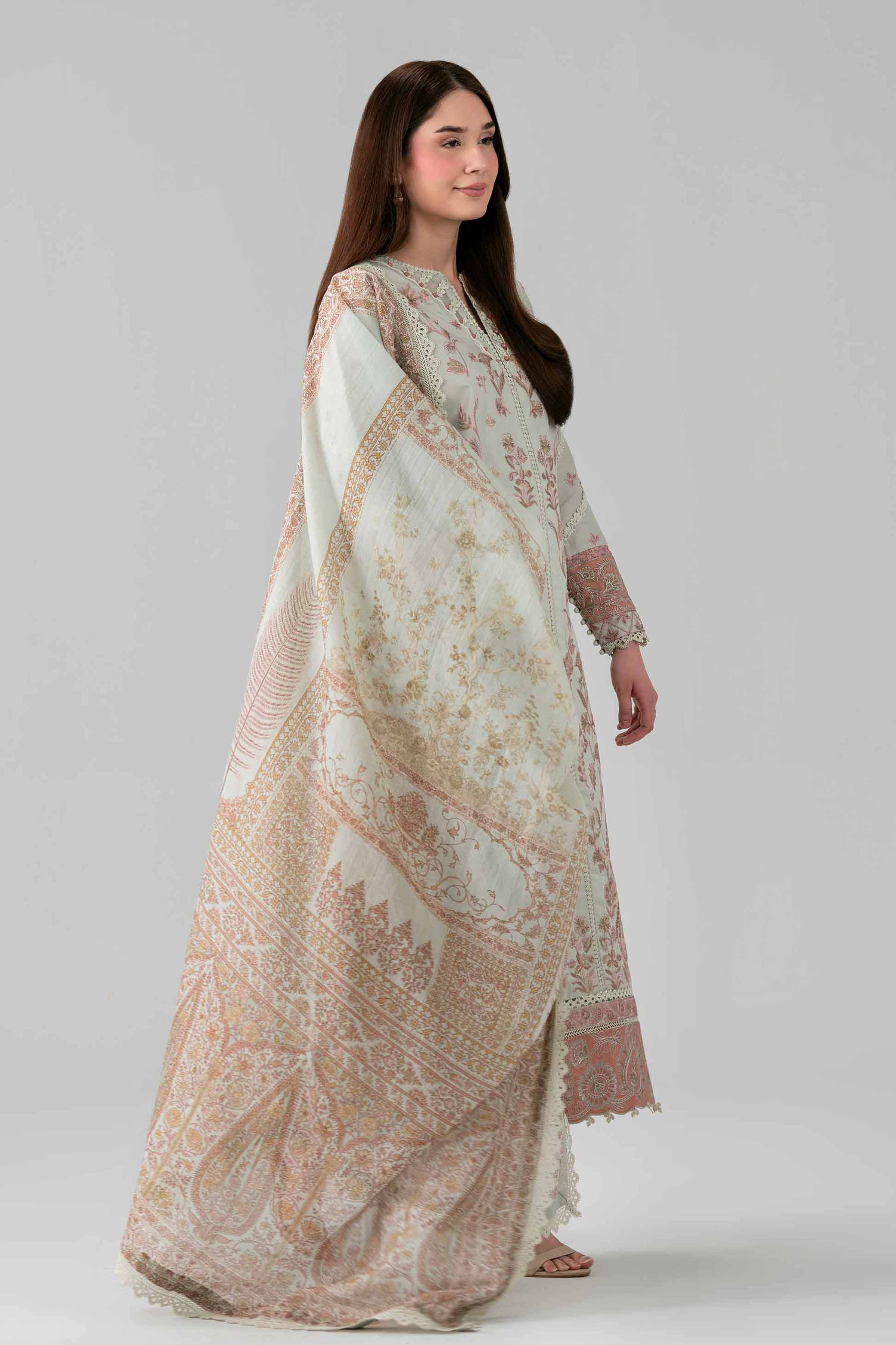 3 Piece - Digital Printed Embroidered Suit - 42601691 for Women - Unstitched Collection | Nishat | Shop Online