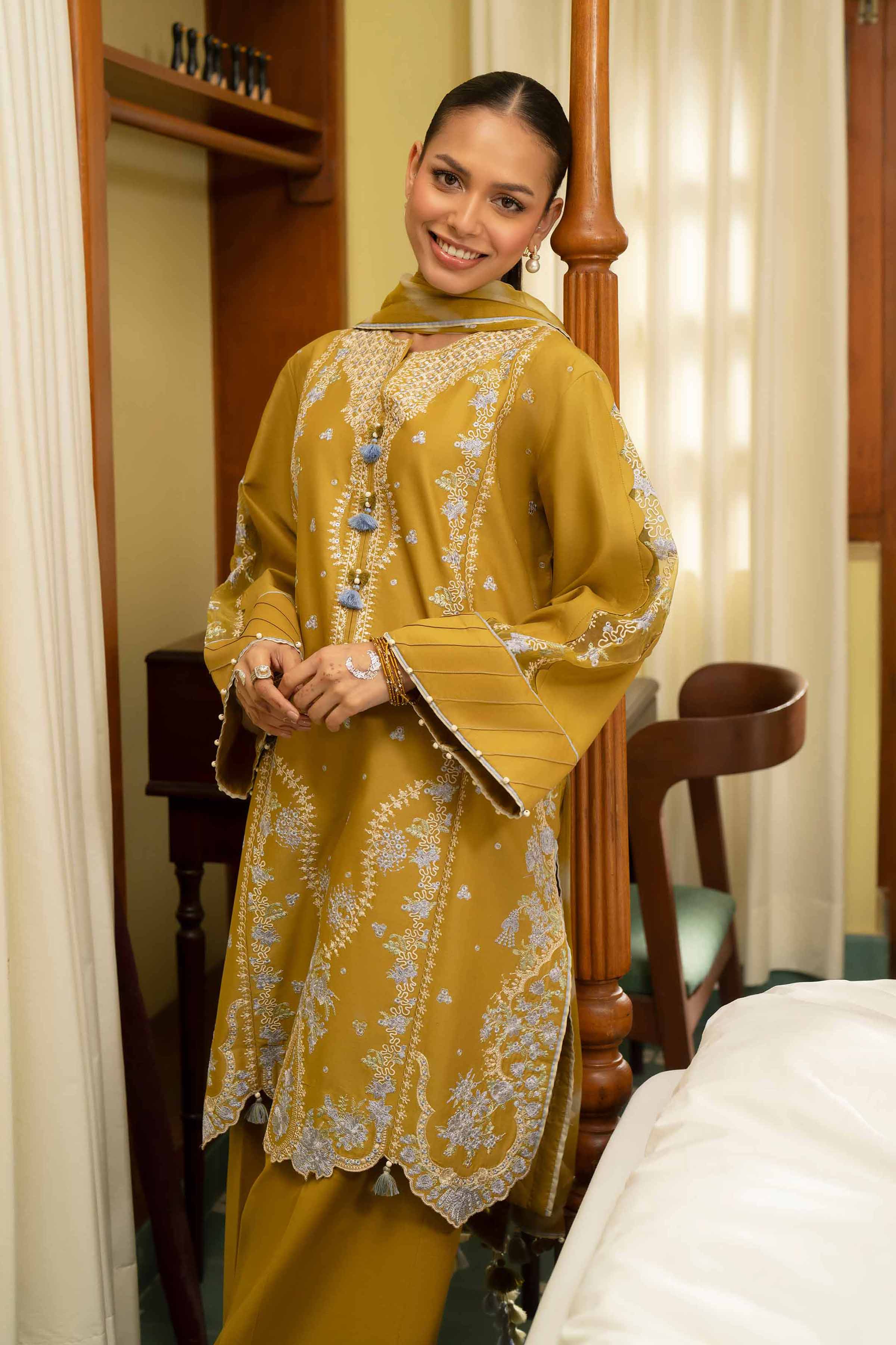 3 Piece - Digital Printed Embroidered Suit - 42601696 for Women - Unstitched Collection | Nishat | Shop Online