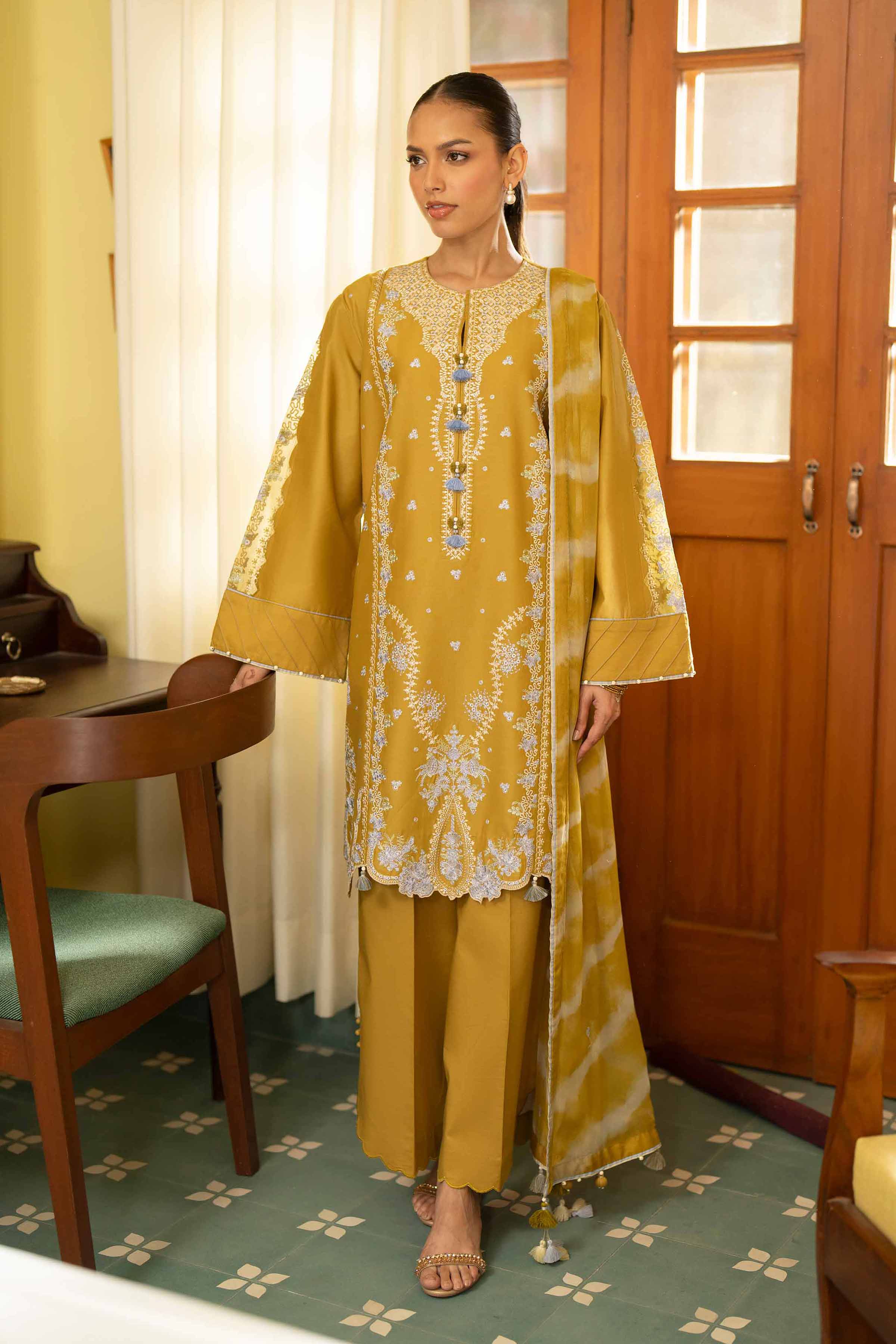 3 Piece - Digital Printed Embroidered Suit - 42601696 for Women - Unstitched Collection | Nishat | Shop Online